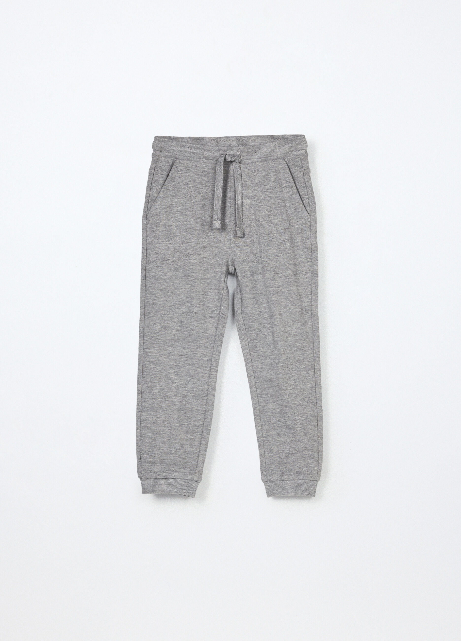 Jogger misto cotone fleece bambino_0