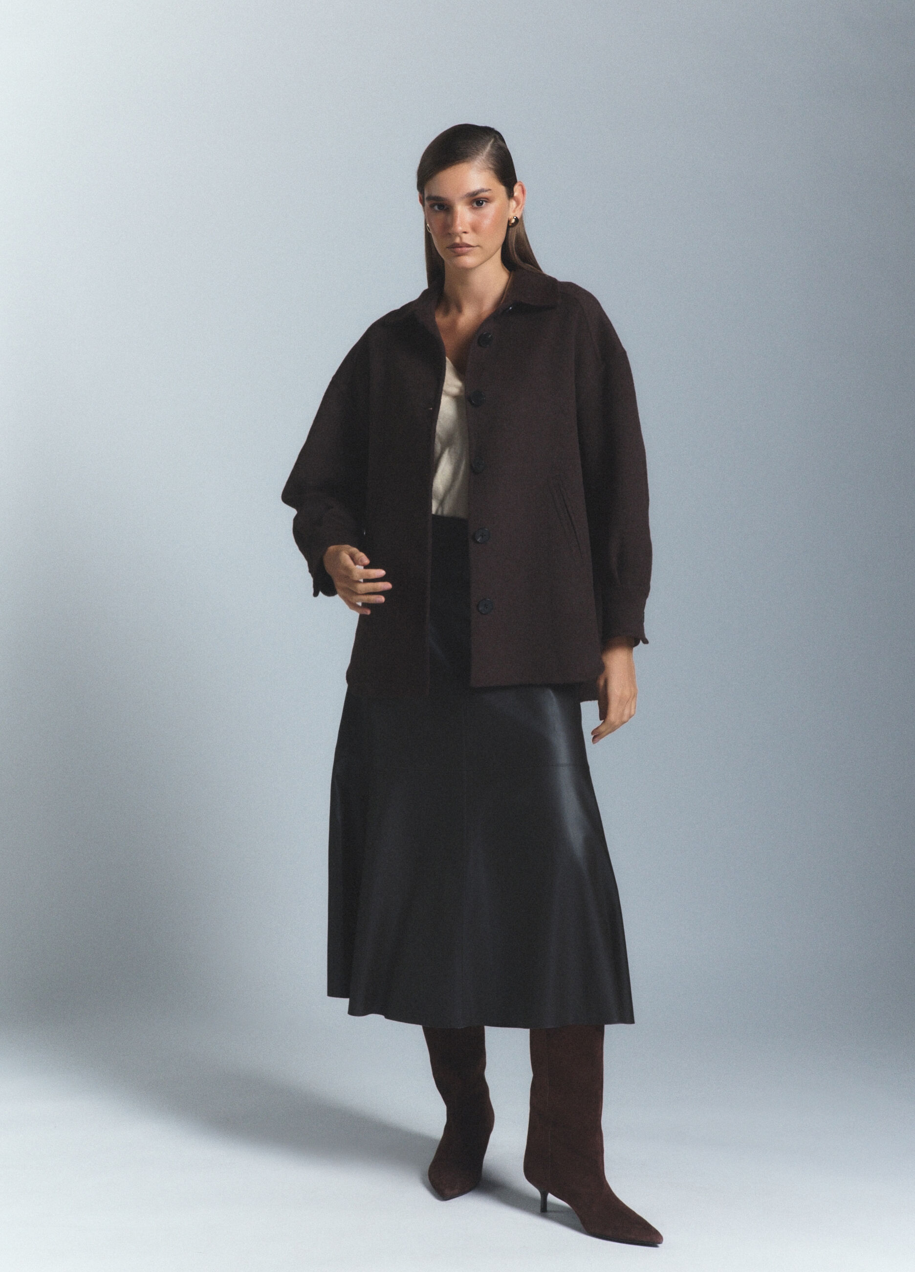 Gonna svasata in eco pelle donna_1