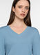 Top pigiama con scollo a V stretch donna_2