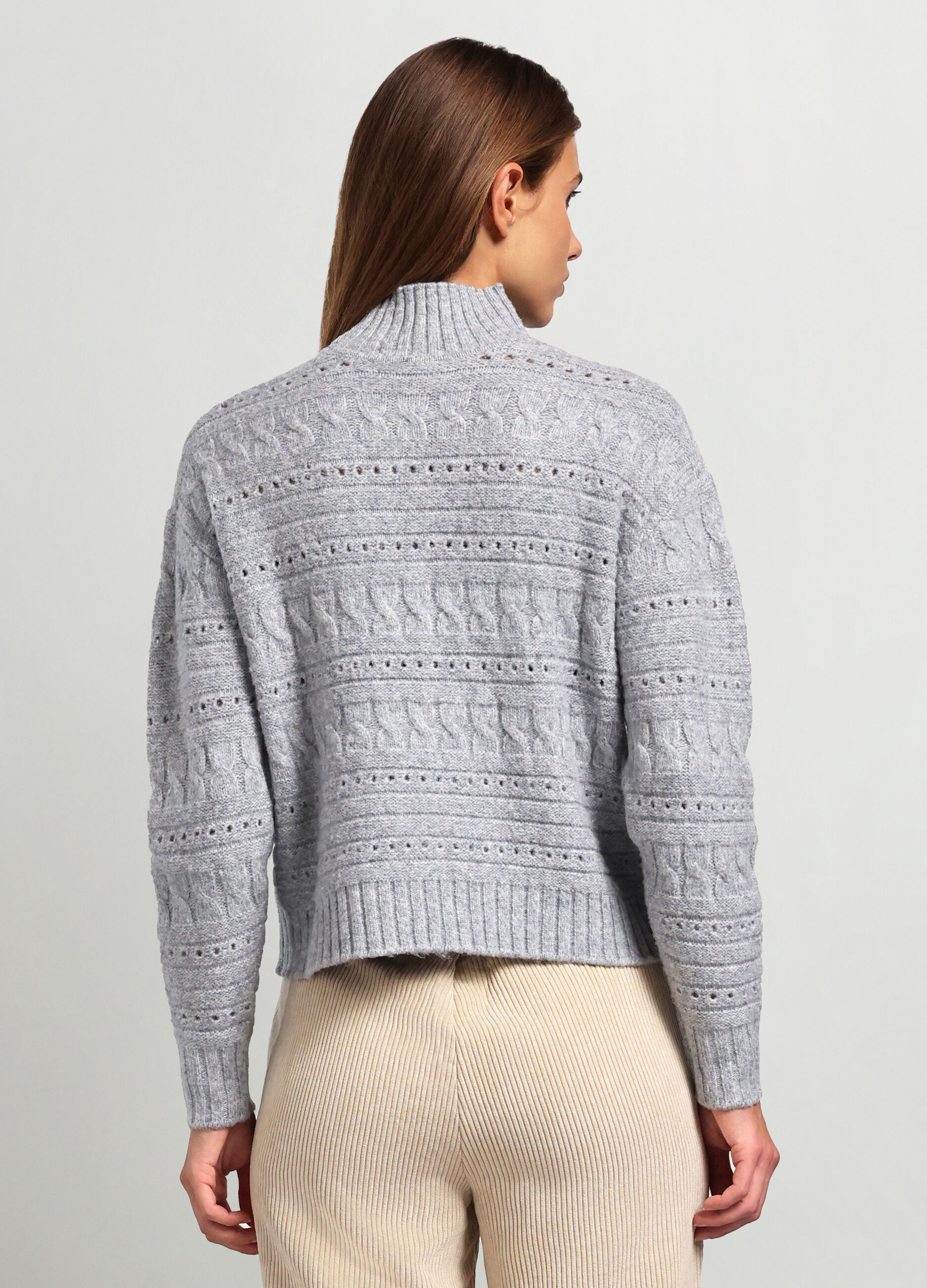 Tricot a collo alto donna_1