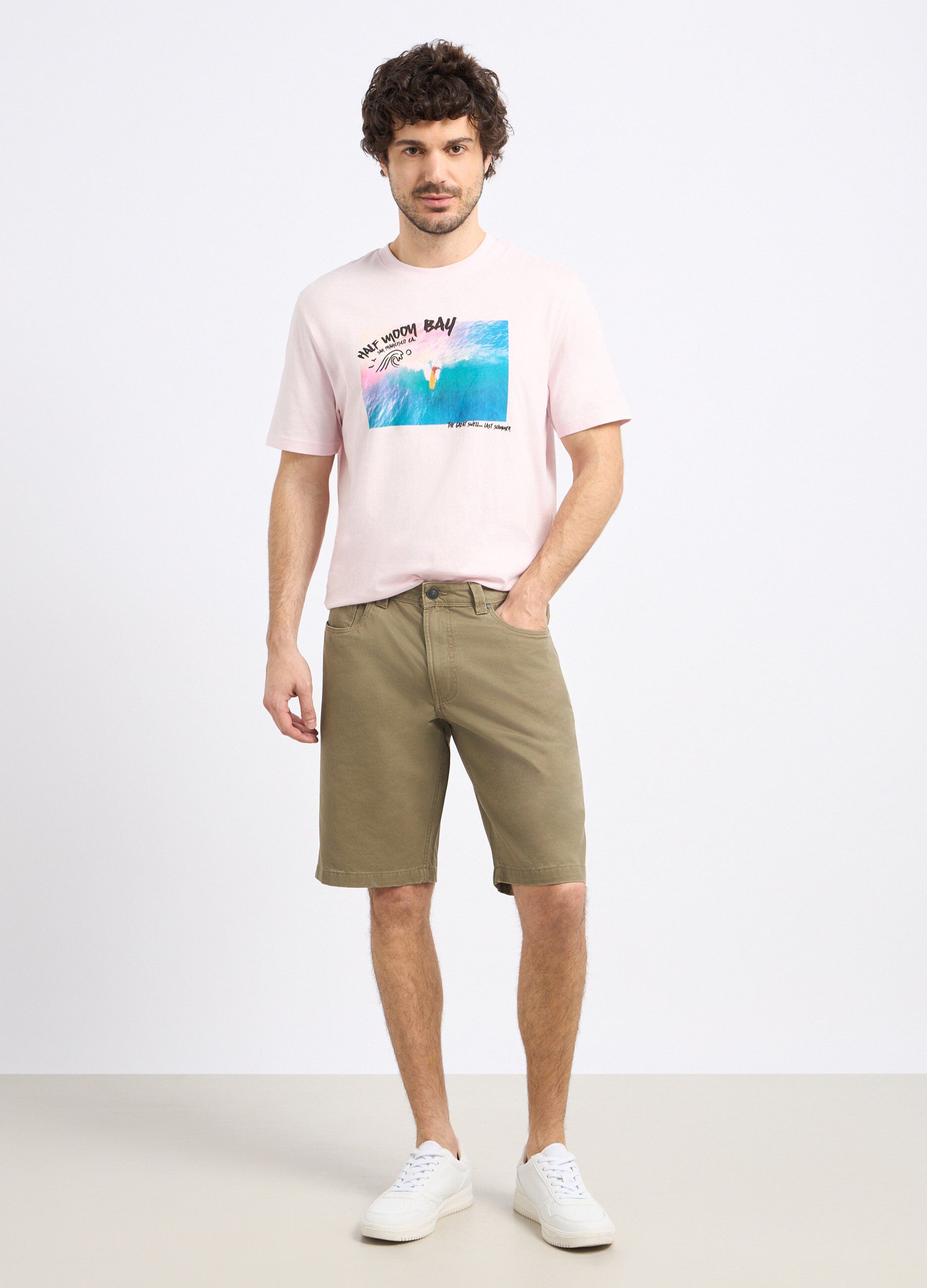 Bermuda in puro cotone uomo_0