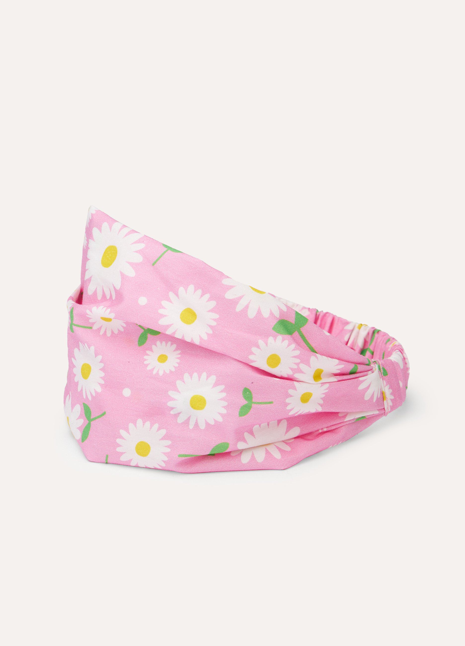 Bandana elasticata in puro cotone neonata_0
