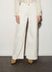 Pantaloni wide leg in denim donna_1