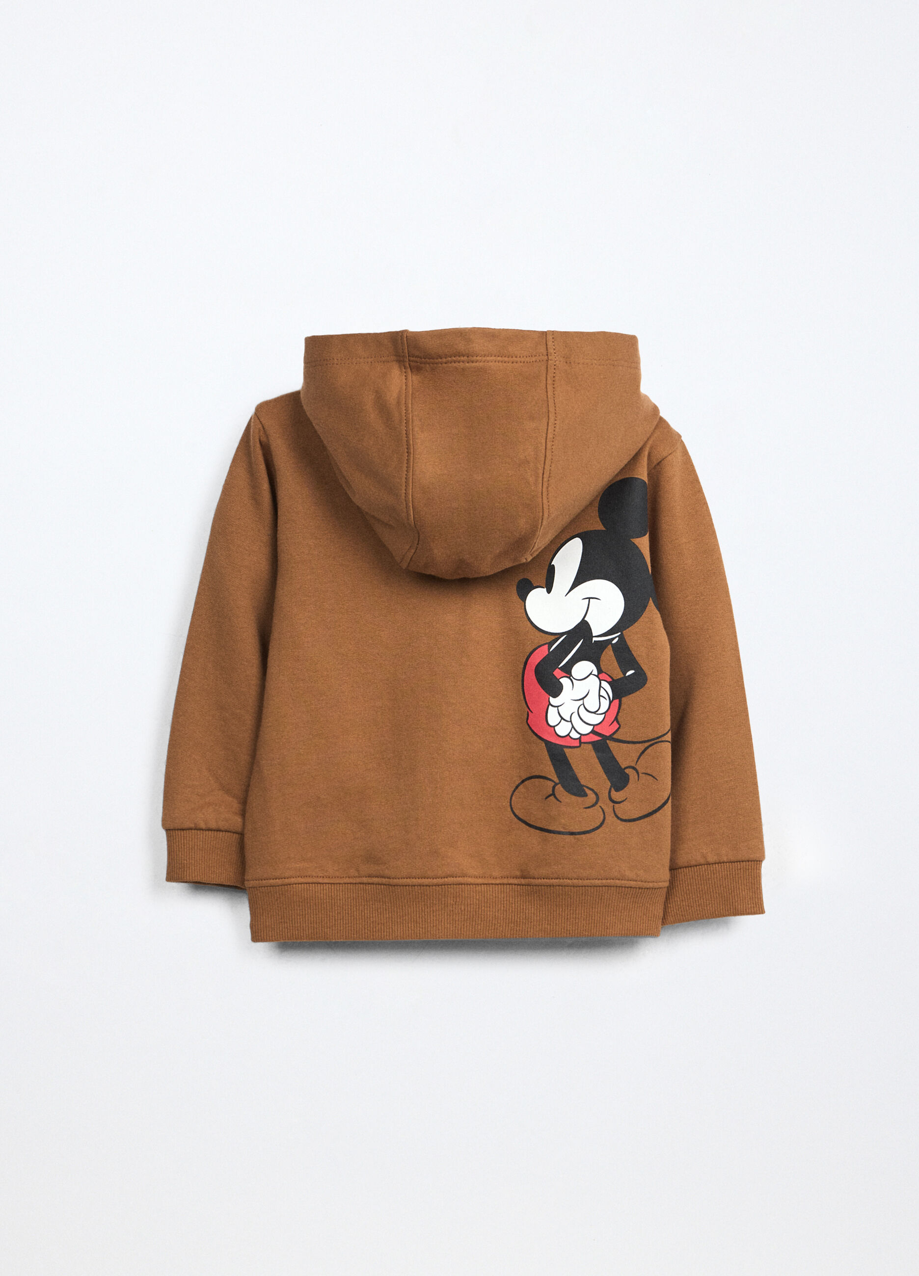 Felpa full zip in puro cotone fleece neonato_1