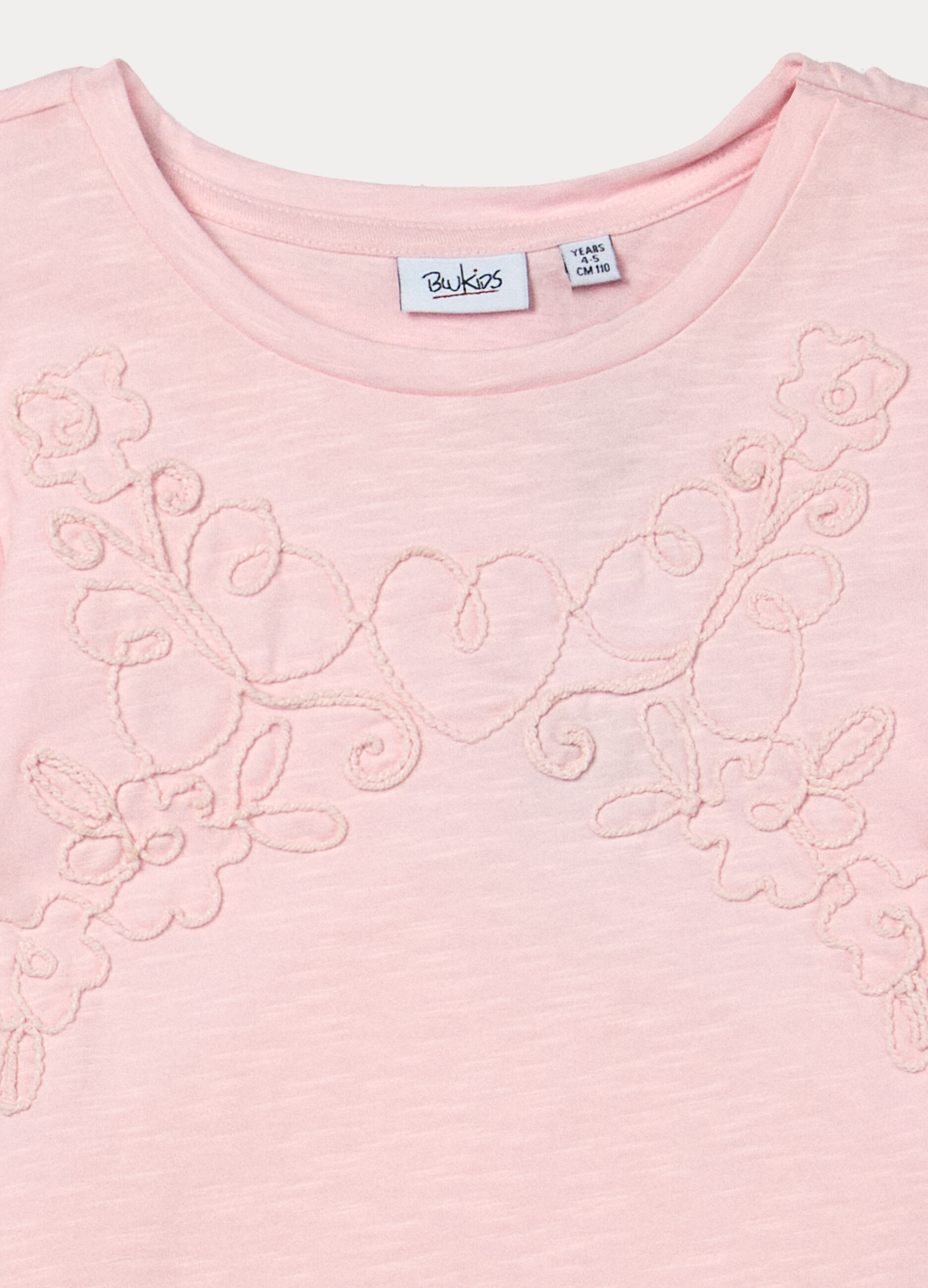 T-shirt in puro cotone slub bambina_2