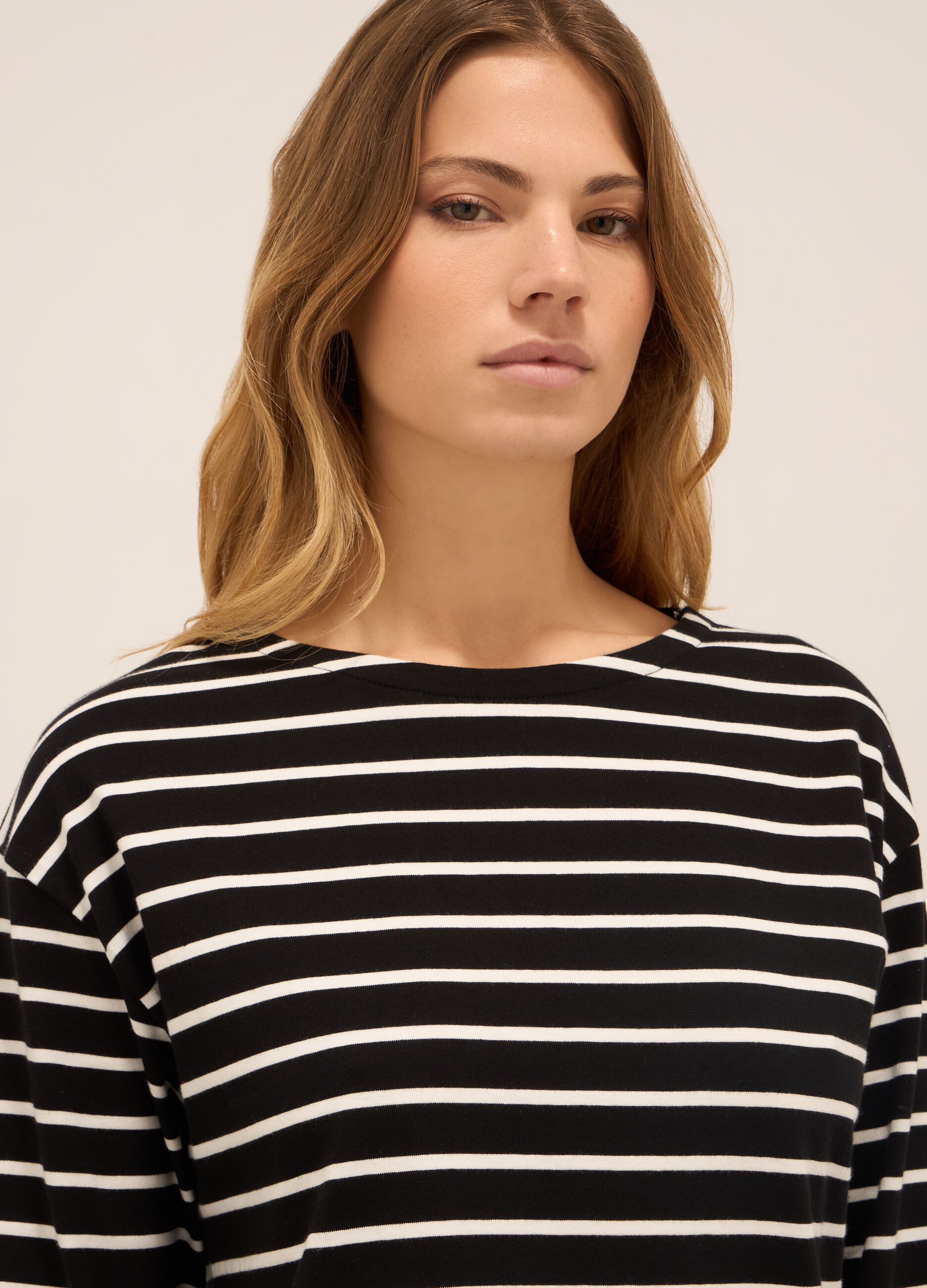 T-shirt in jersey di puro cotone_2