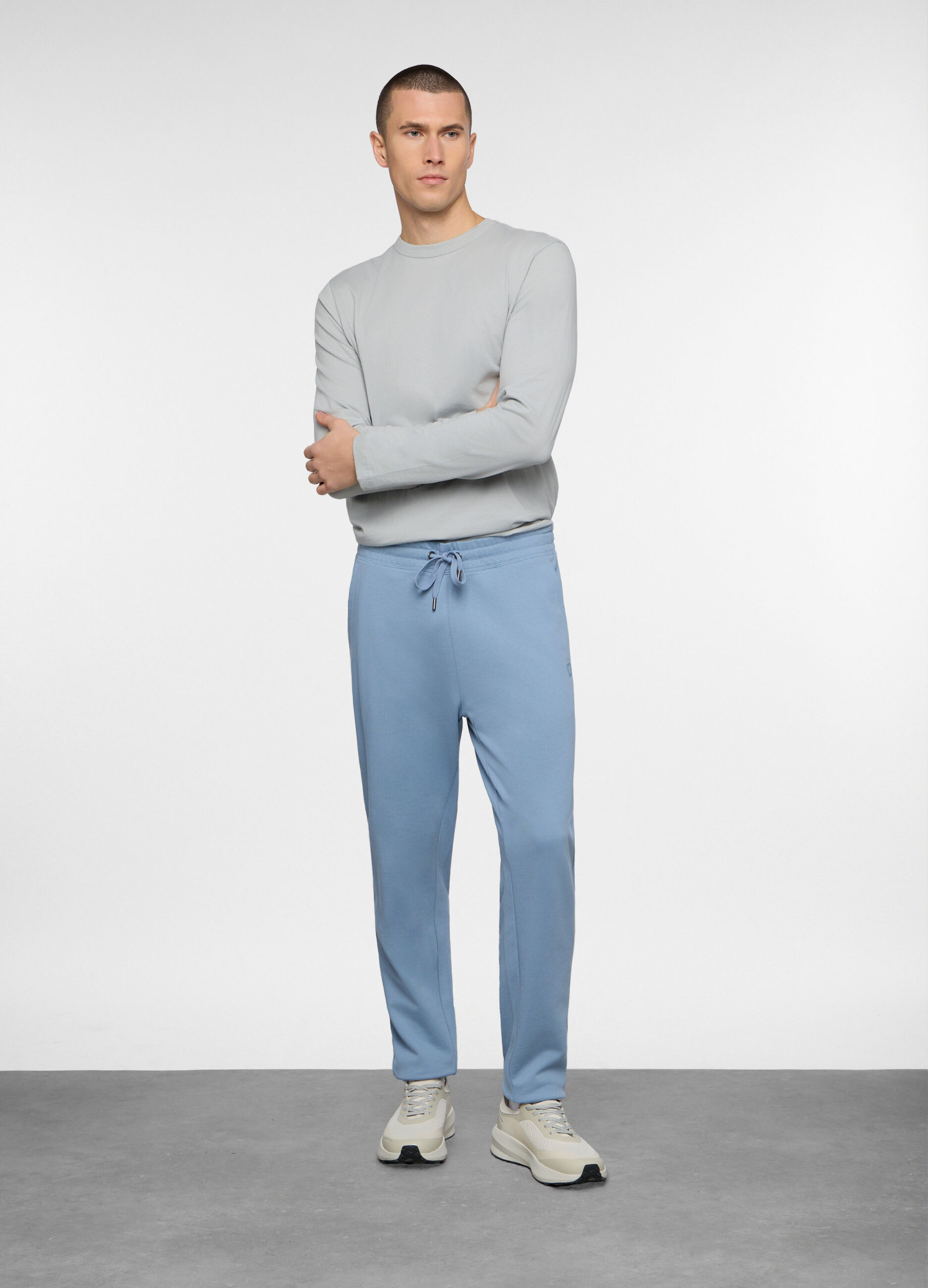 Jogger regular fit in cotone uomo_0