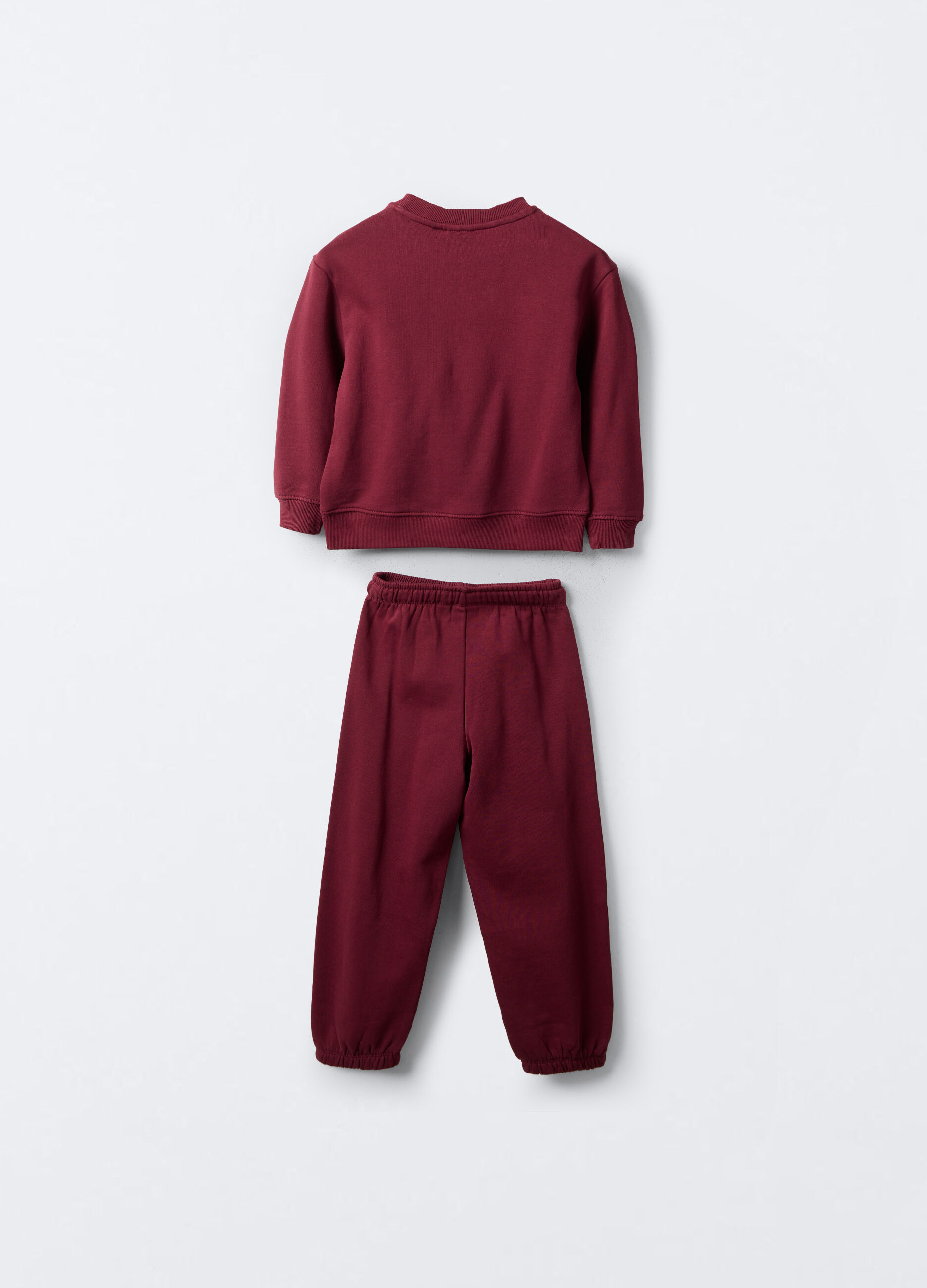 Jogging set in felpa di puro cotone bambino_1