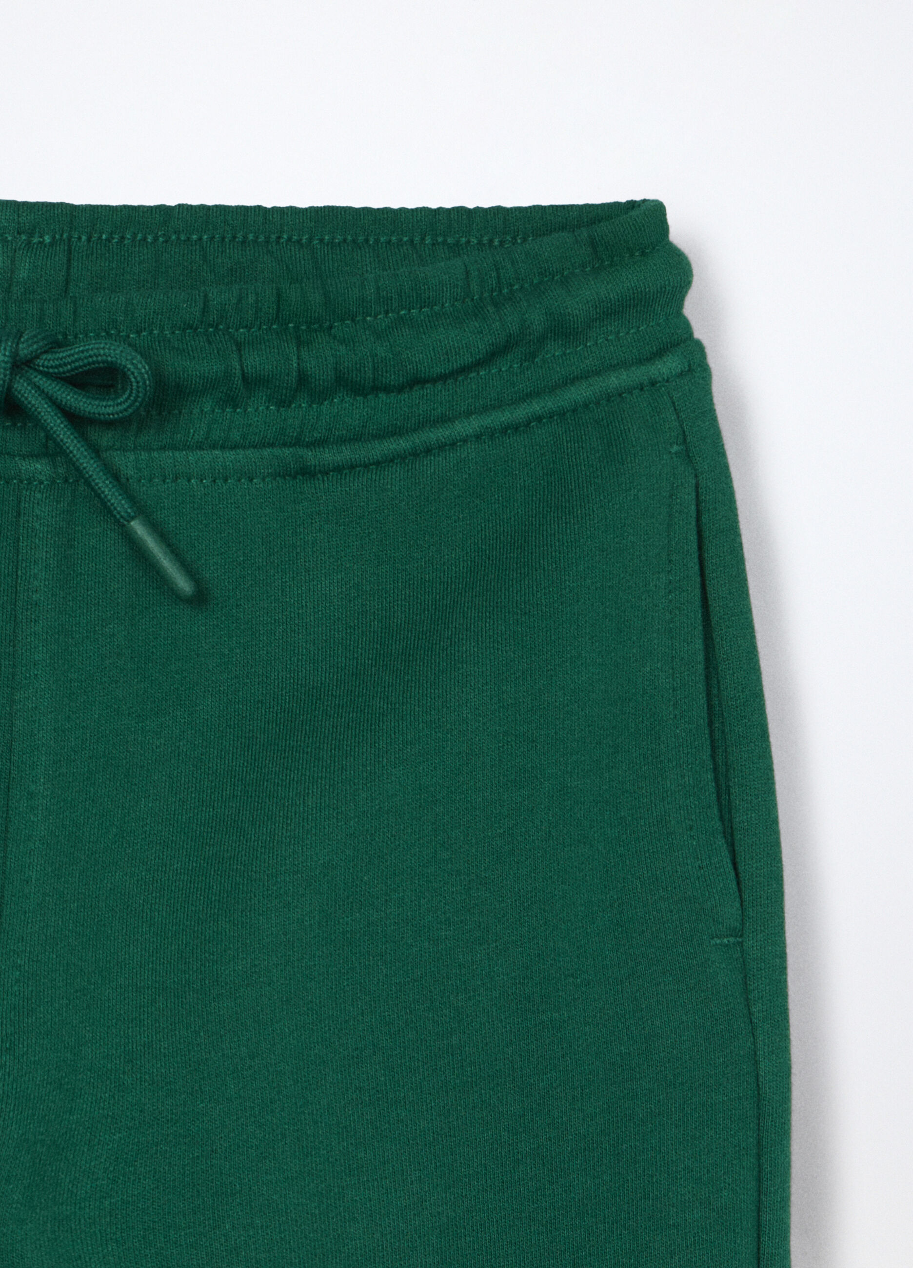 Jogger in french terry di cotone bambino_2
