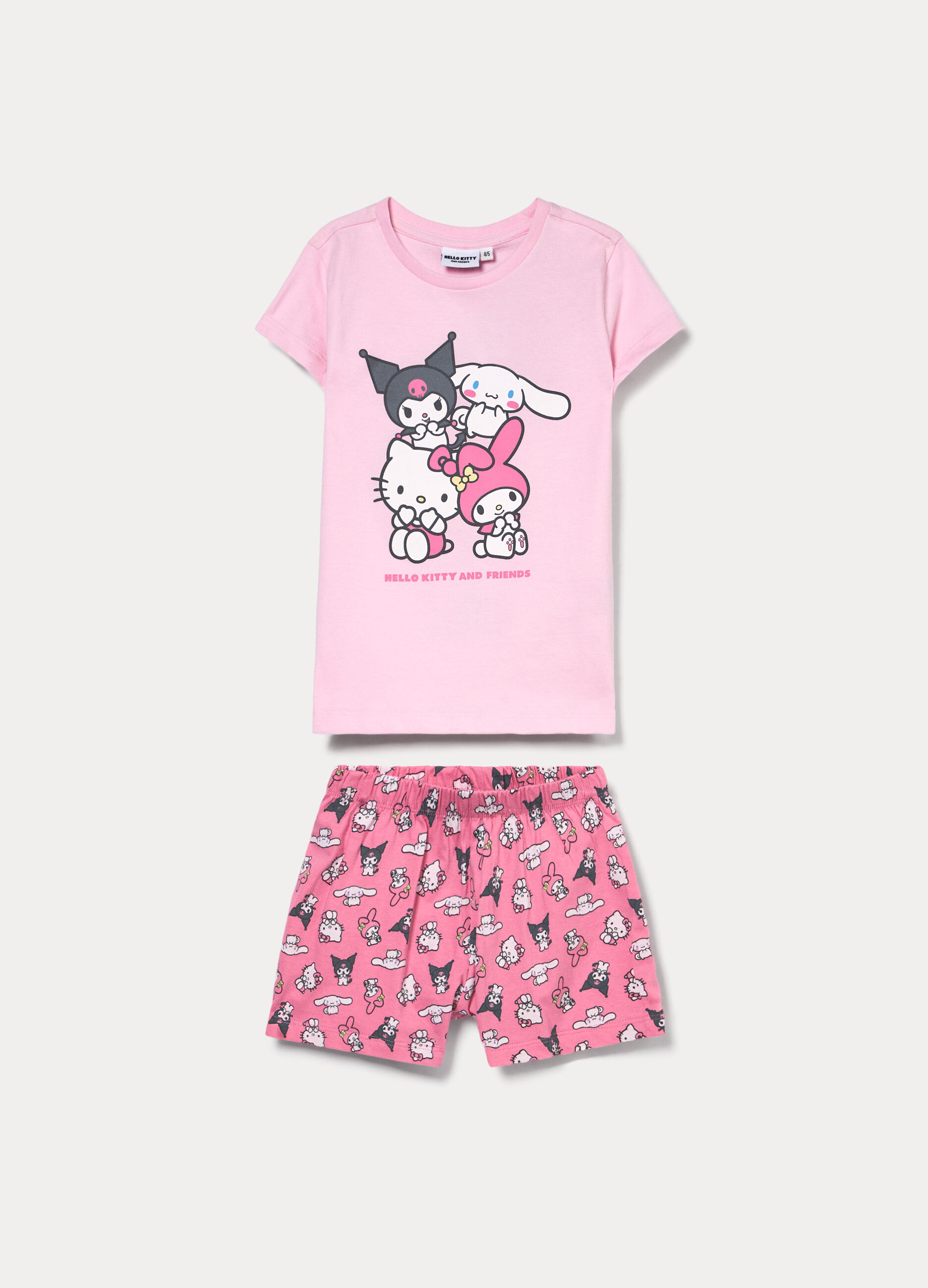 Pigiama Corto Bambina In Cotone 'It's OK Not To Be OK' | Top Maniche Corte E Pantaloncini Con Cuori | Regalo Compleanno