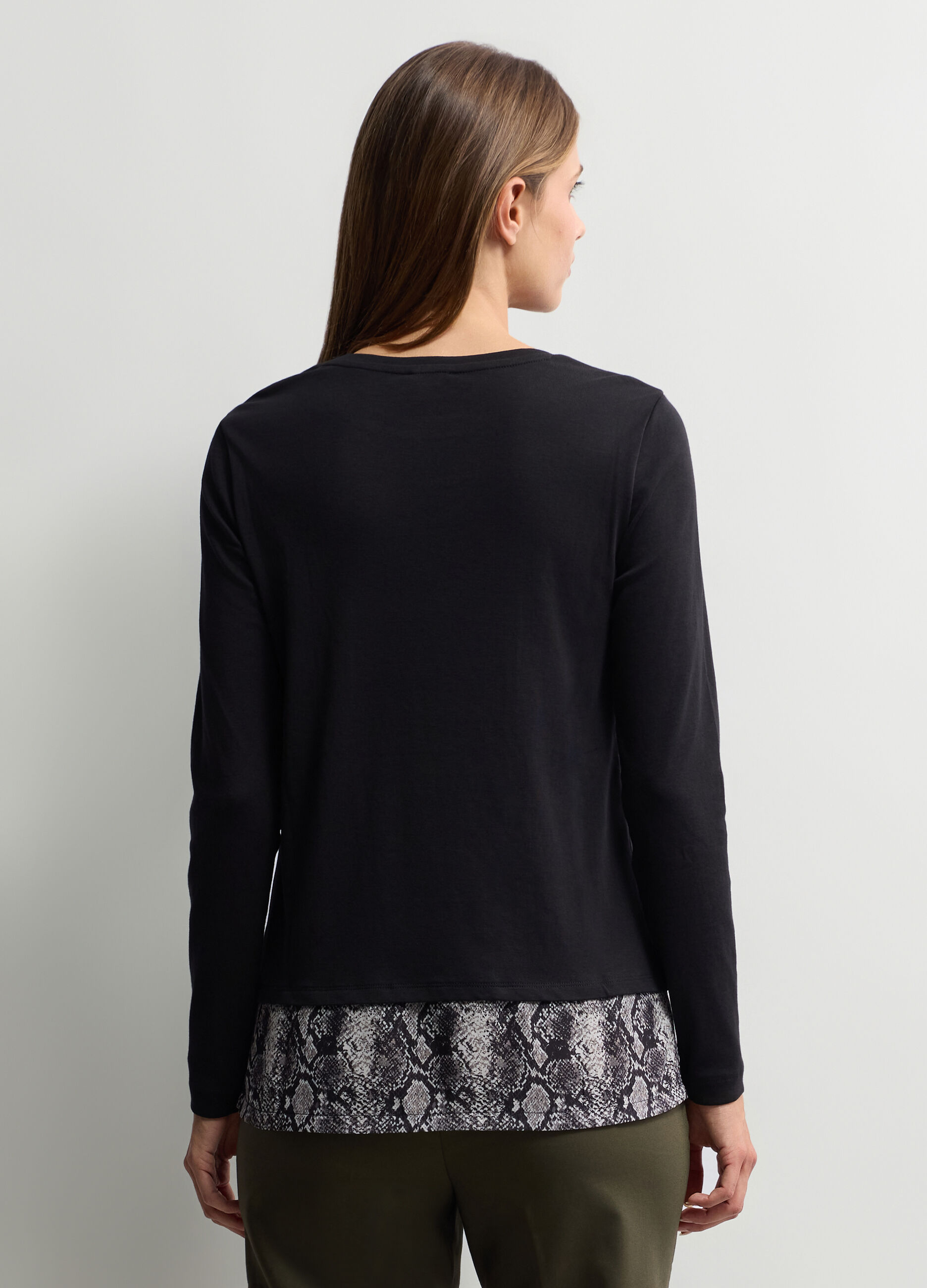 T-shirt girocollo donna_1