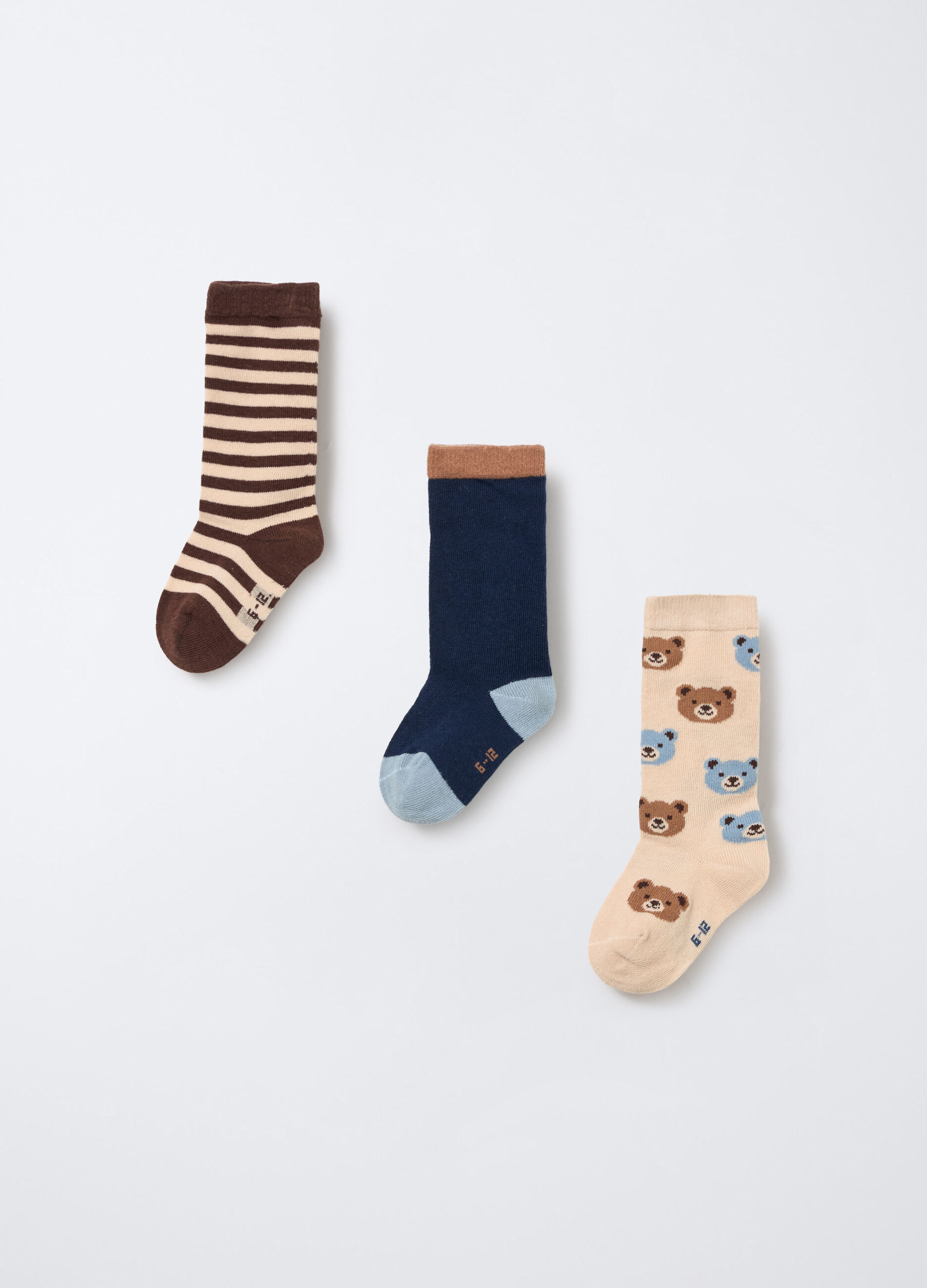 Pack 3 calze misto cotone stretch _1