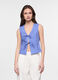 Gilet in popeline di puro cotone donna_0