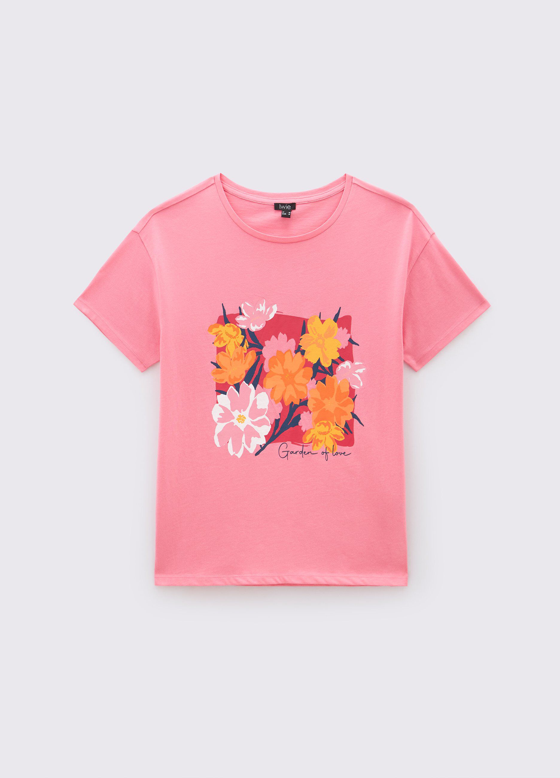 T-shirt in puro cotone donna_0