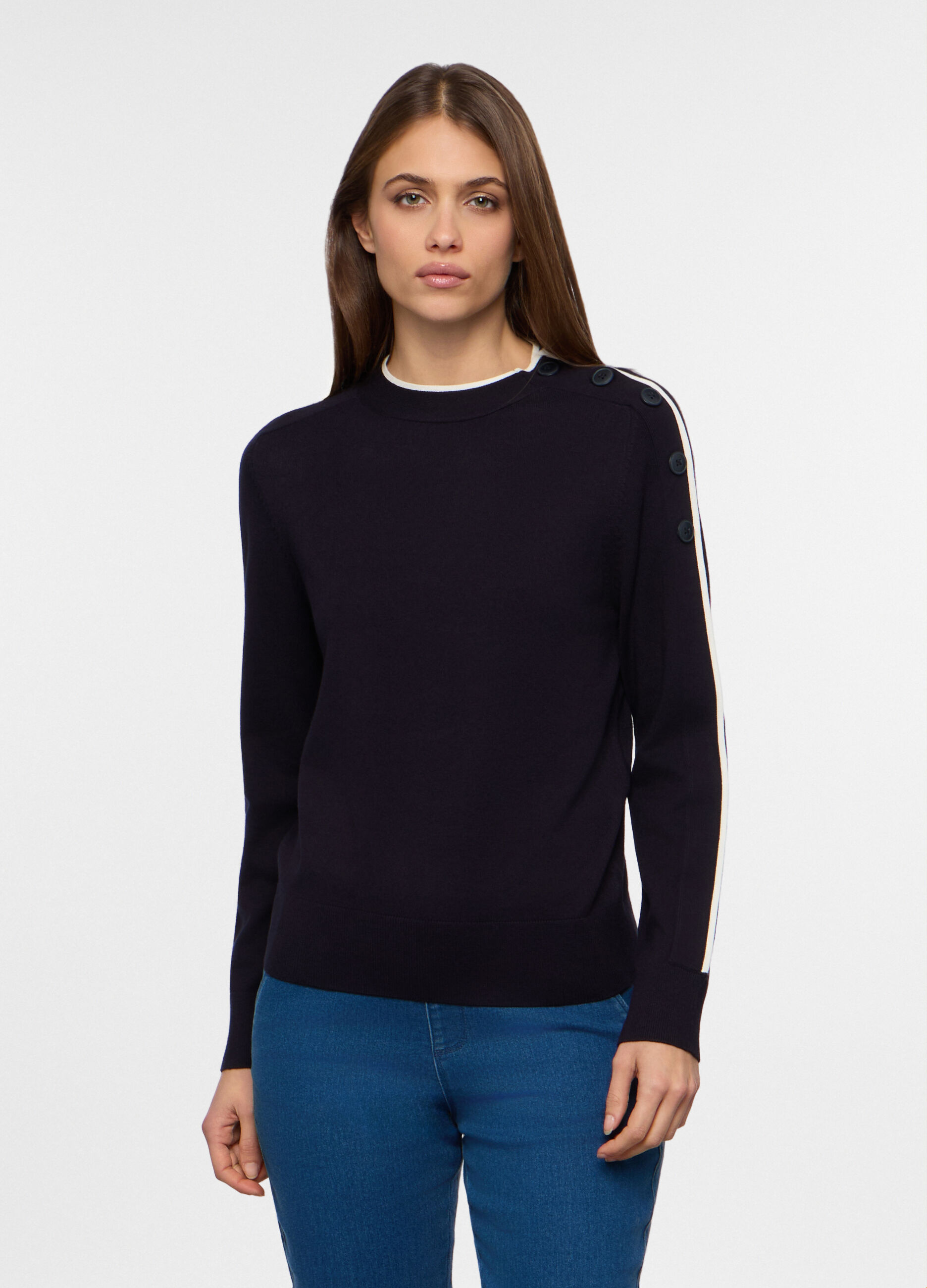 Pullover tricot misto viscosa donna_0