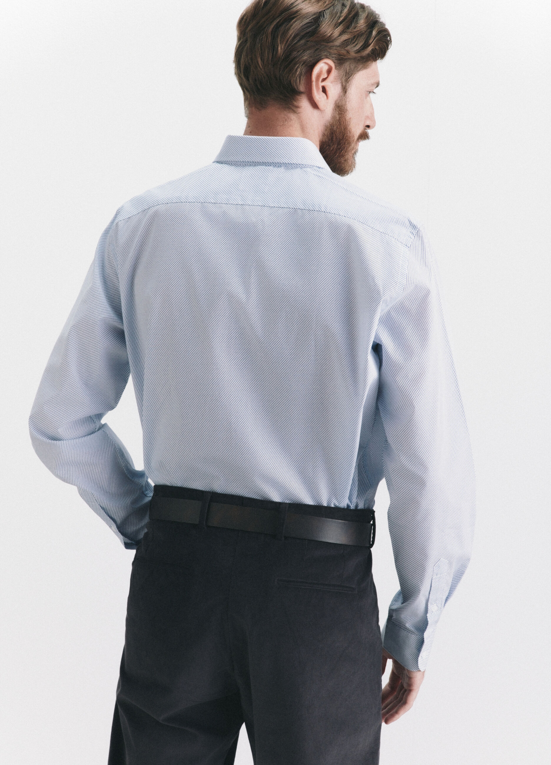 Camicia regular fit a fantasia uomo_2