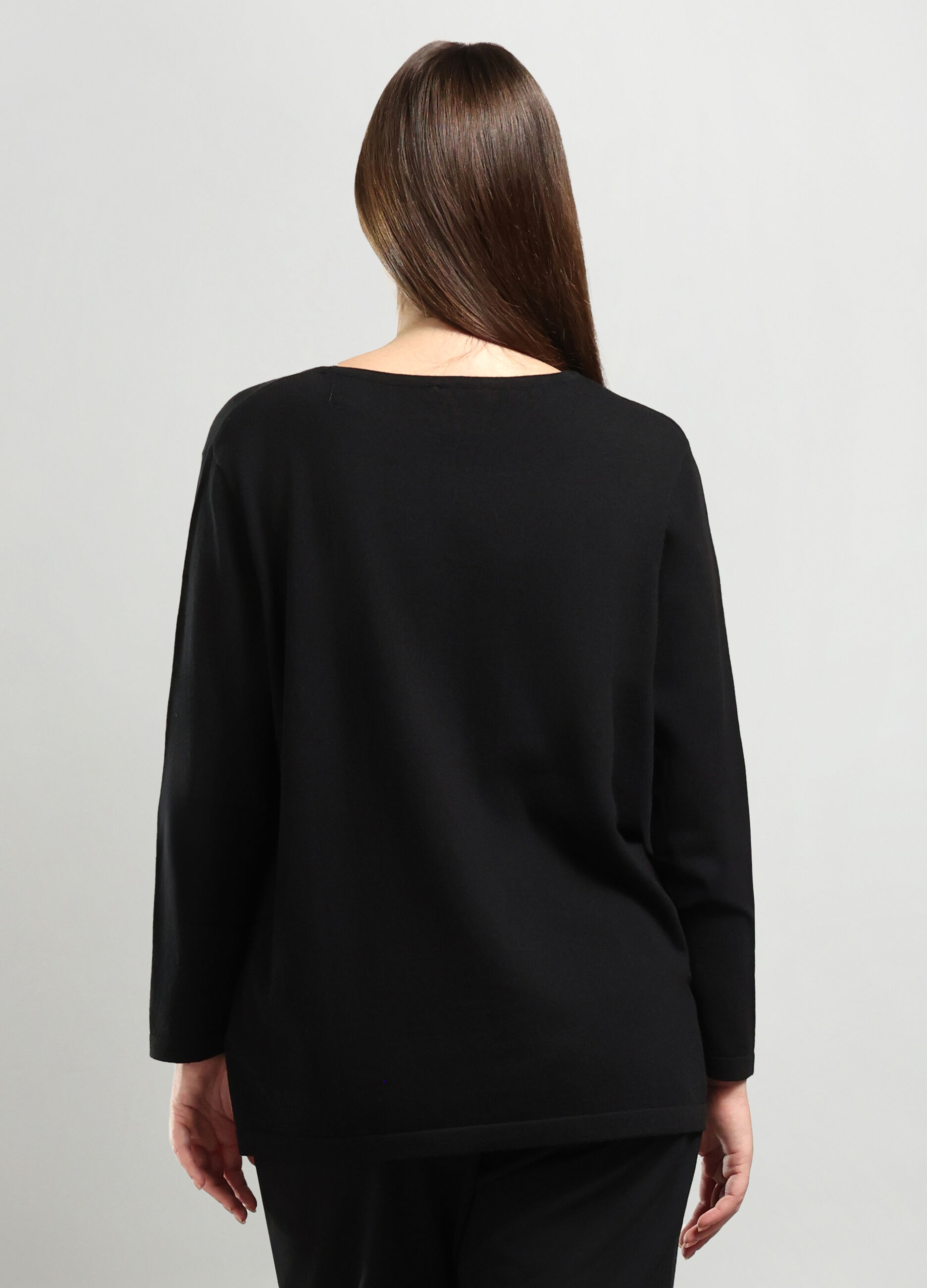 Pullover tricot misto cotone donna curvy_1