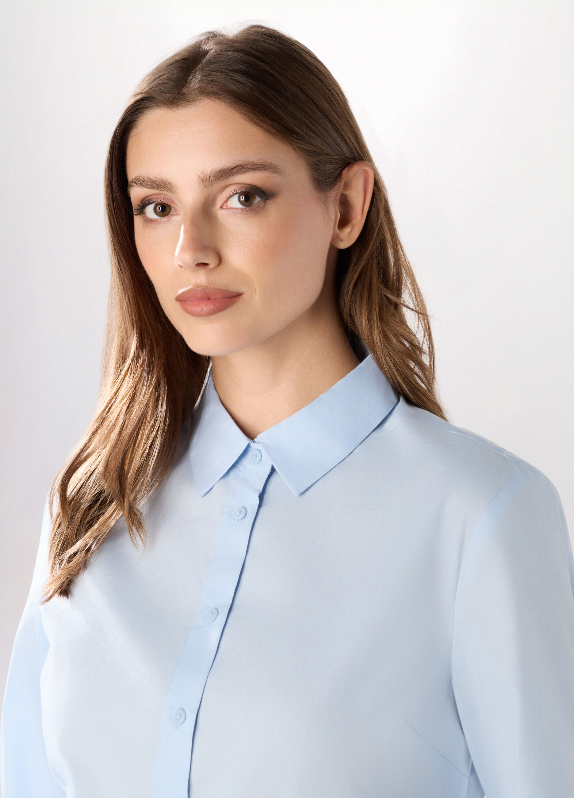 Camicia misto cotone donna_2