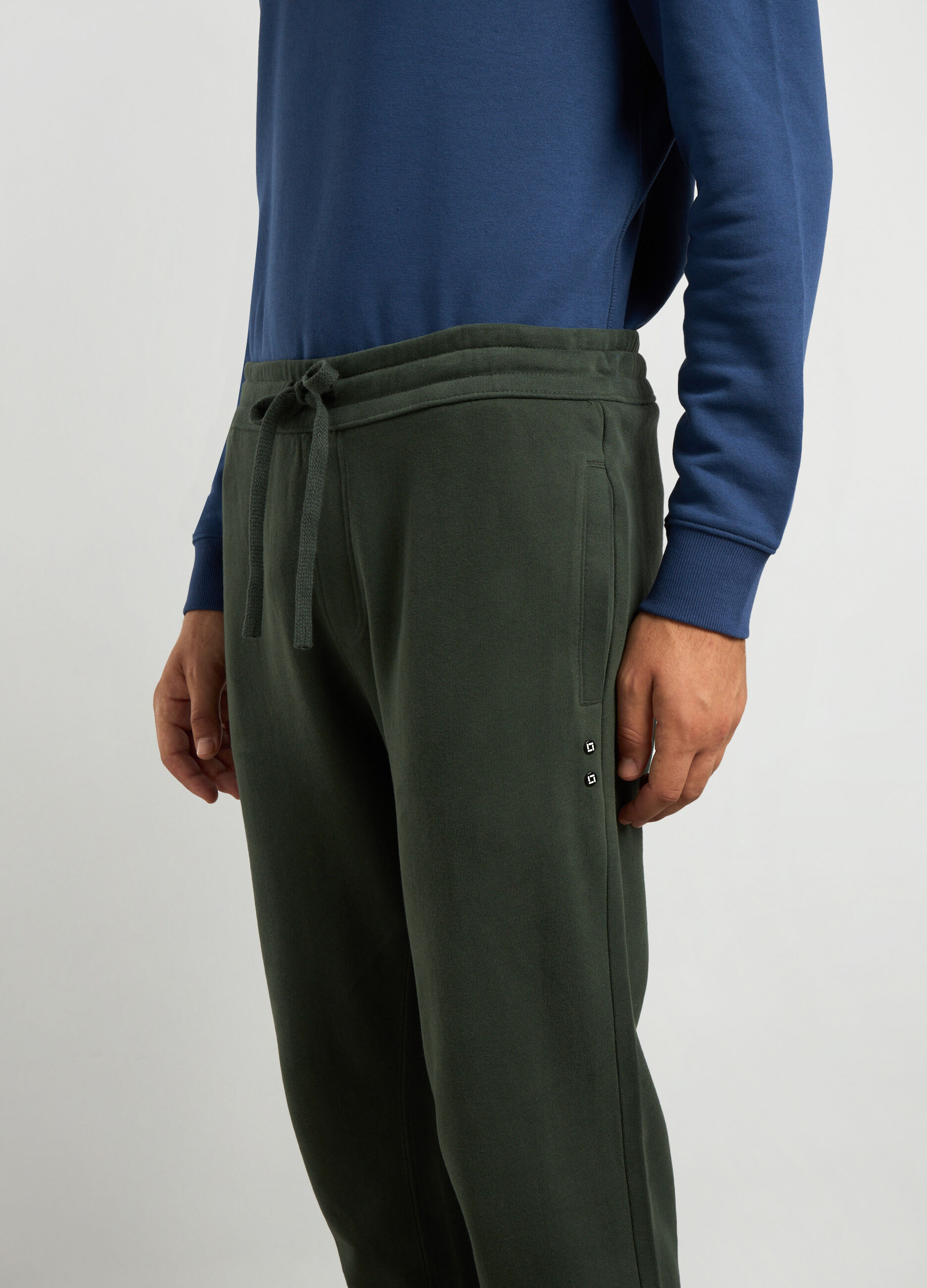 Joggers regular fit in misto cotone uomo_2