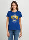 T-shirt in jersey di puro cotone con ricamo donna_0