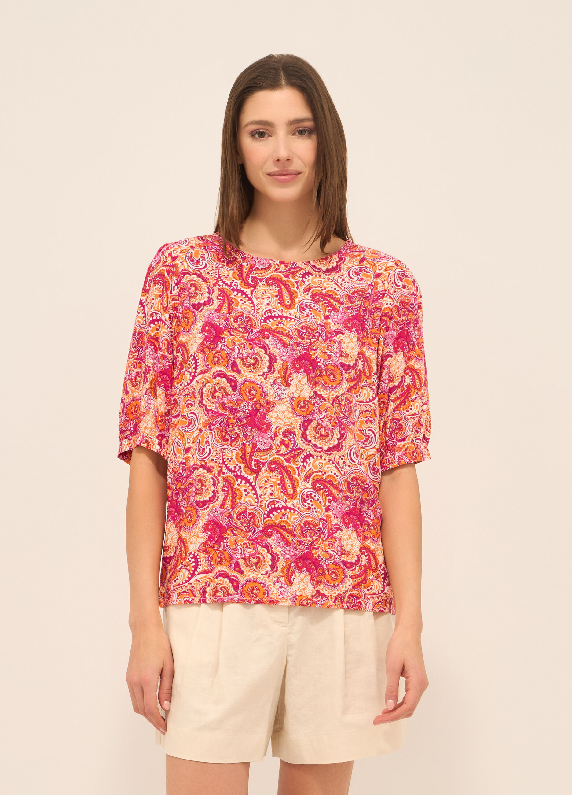 Blusa in pura viscosa donna_0