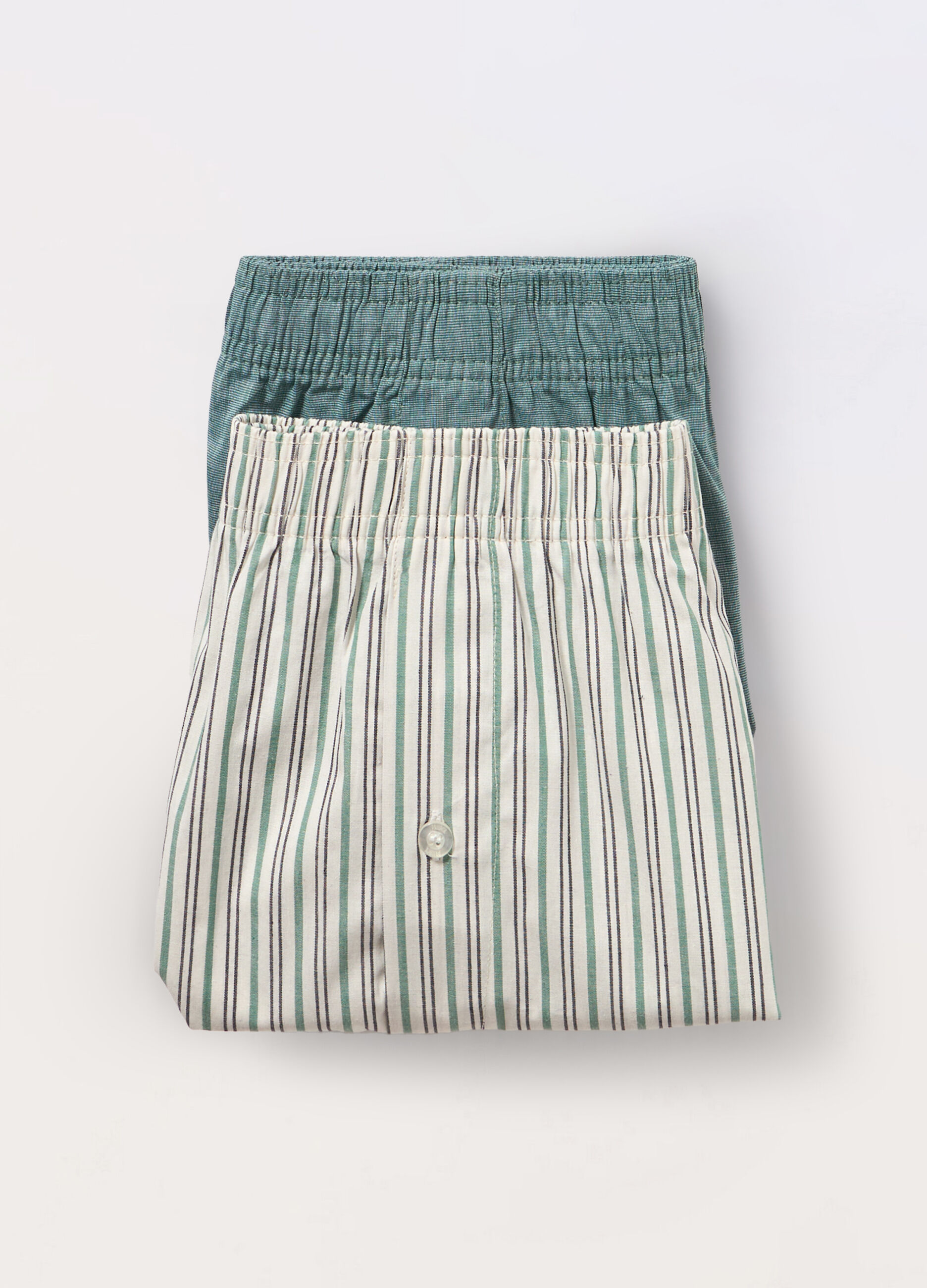 2 pack boxer in puro cotone a righe_0