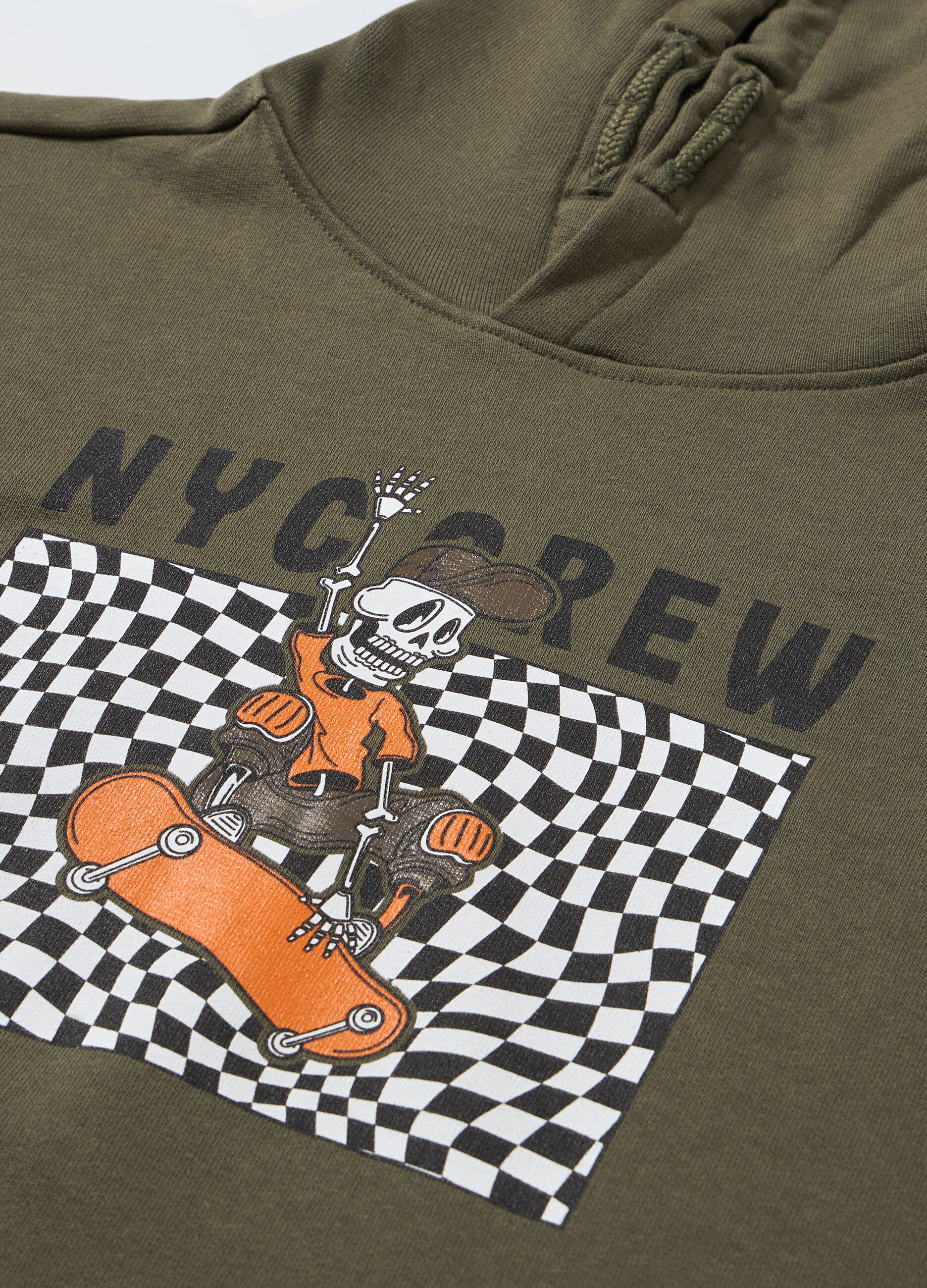 Felpa con cappuccio in french terry ragazzo_1