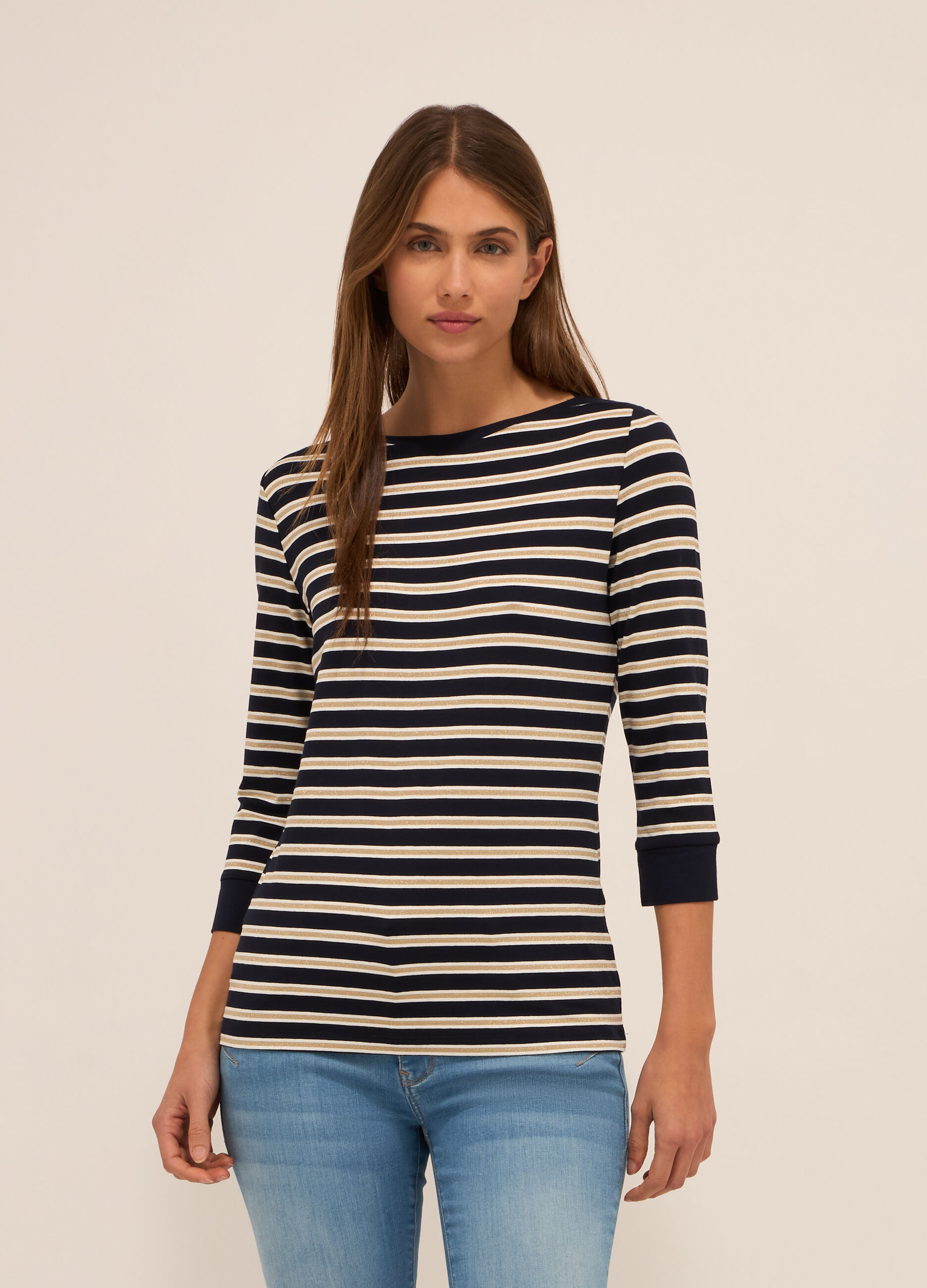 T-shirt in jersey di misto viscosa donna_0