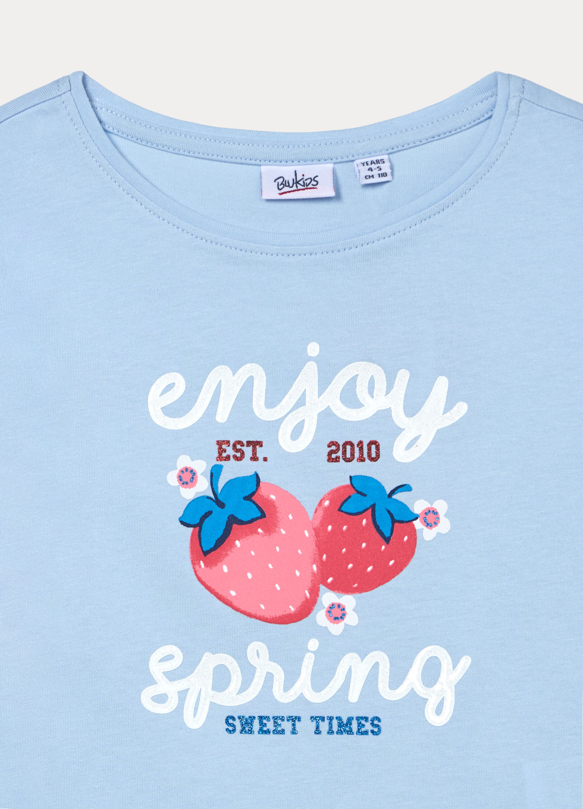 T-shirt in jersey di puro cotone bambina_2