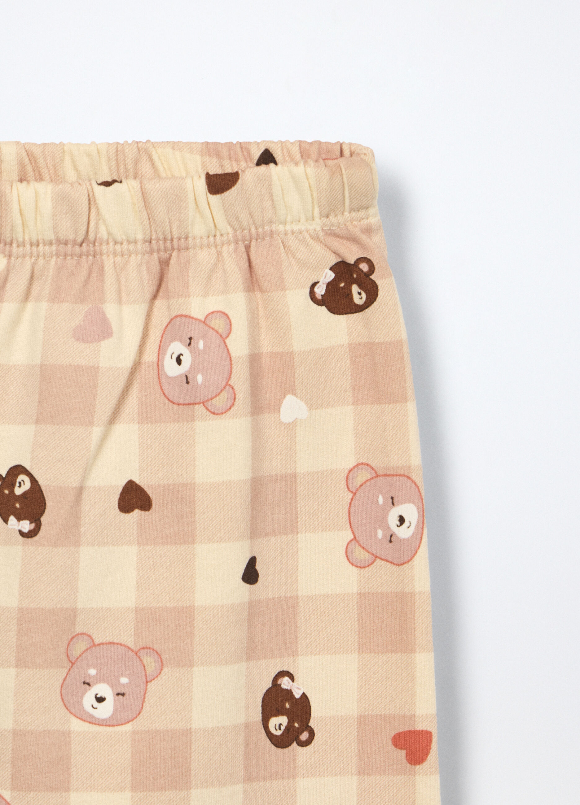 Set pigiama lungo in cotone fleece neonata_3