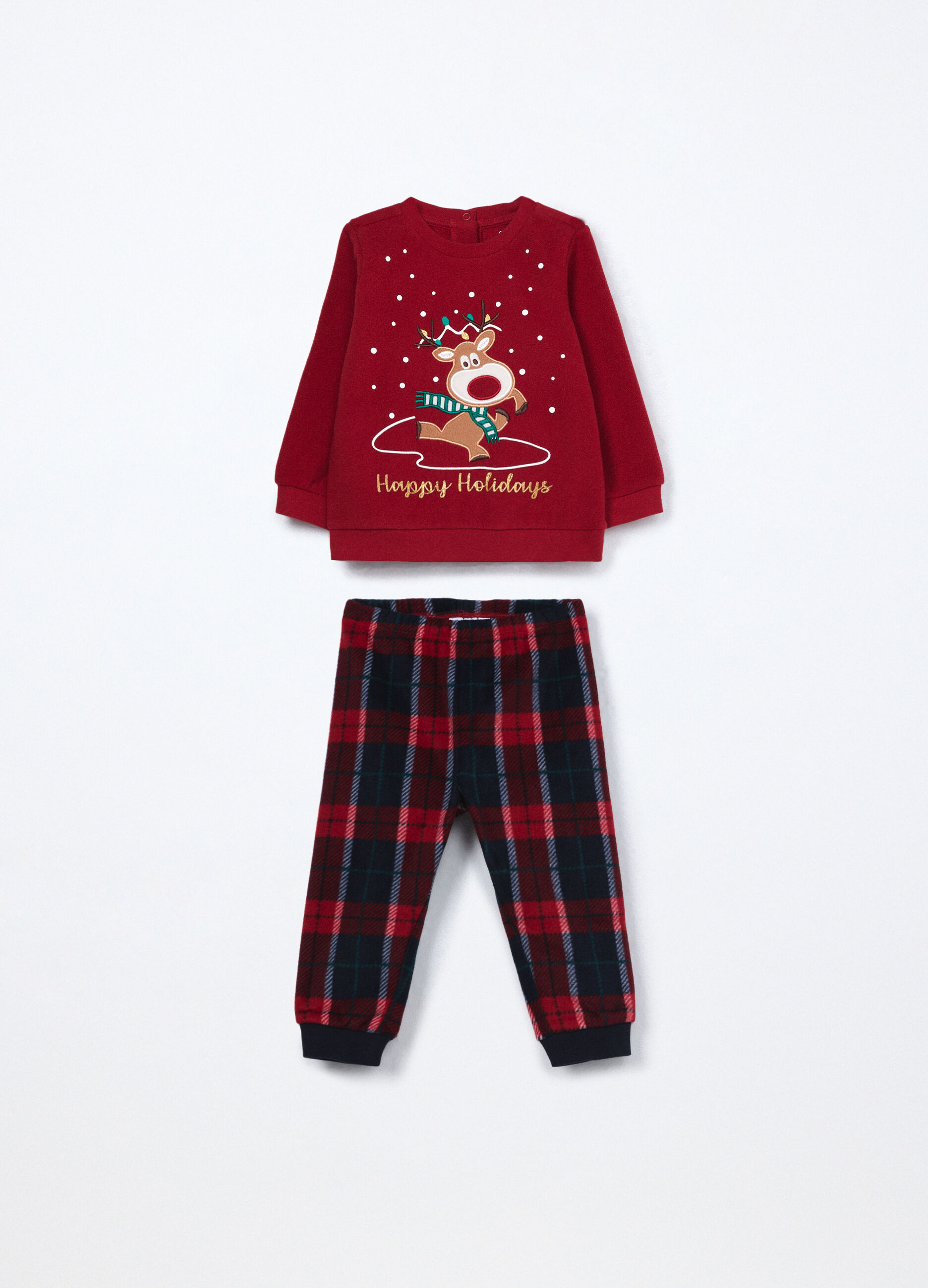 Set pigiama in pile neonato_0