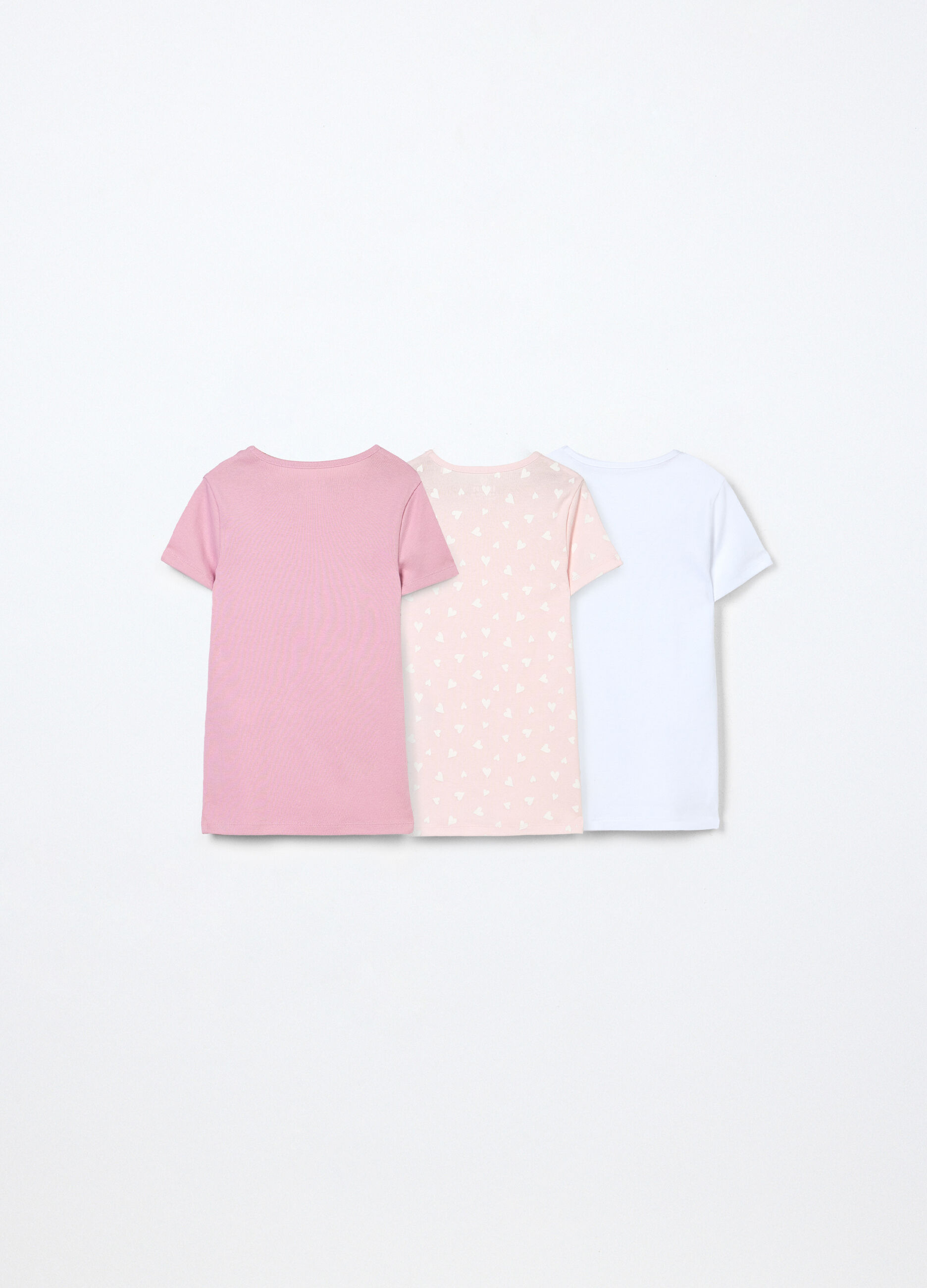 Pack 3 t-shirt in puro cotone bambina_1