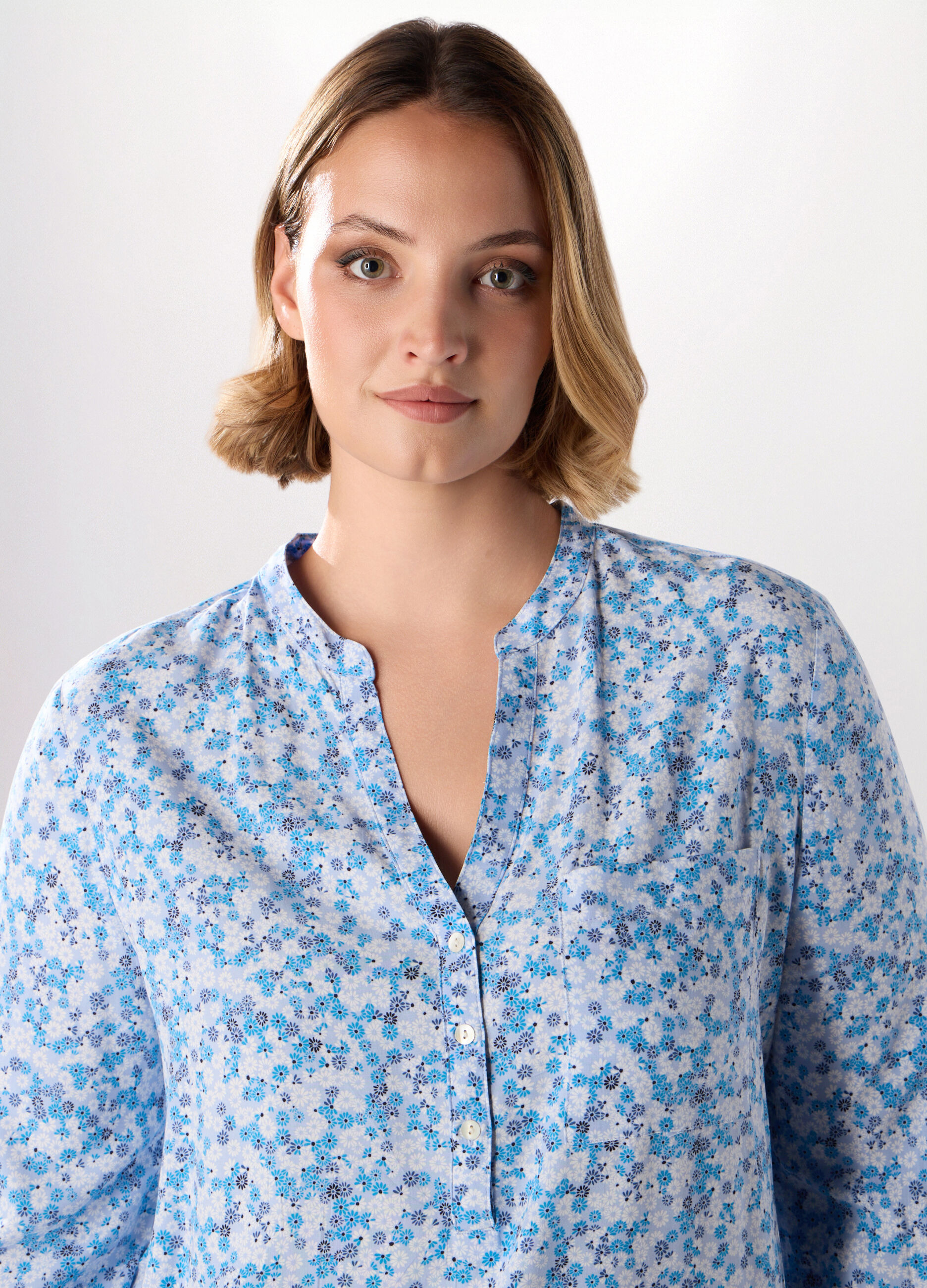 Blusa in pura viscosa donna curvy_2