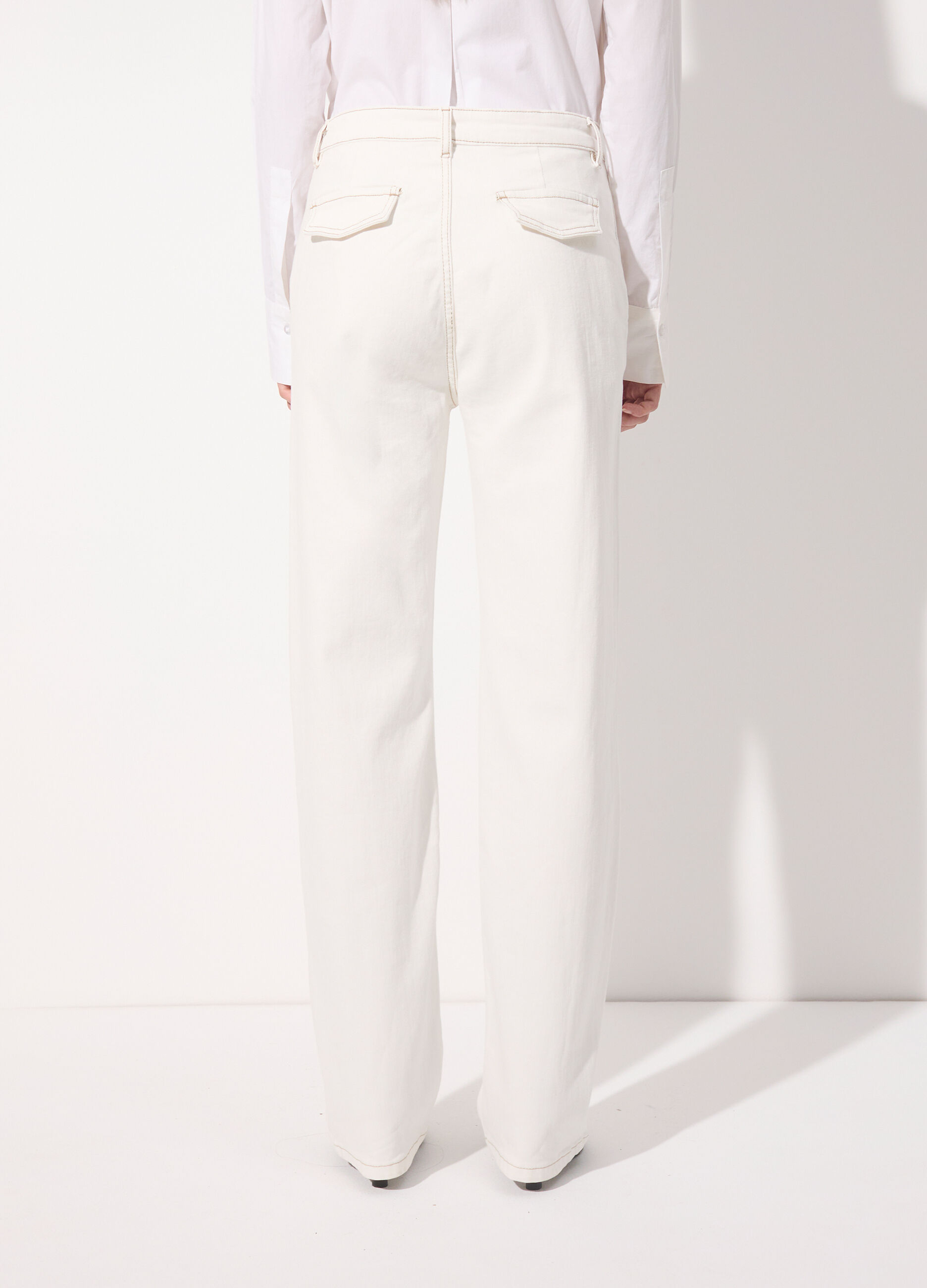 Pantalone in denim stretch donna_2