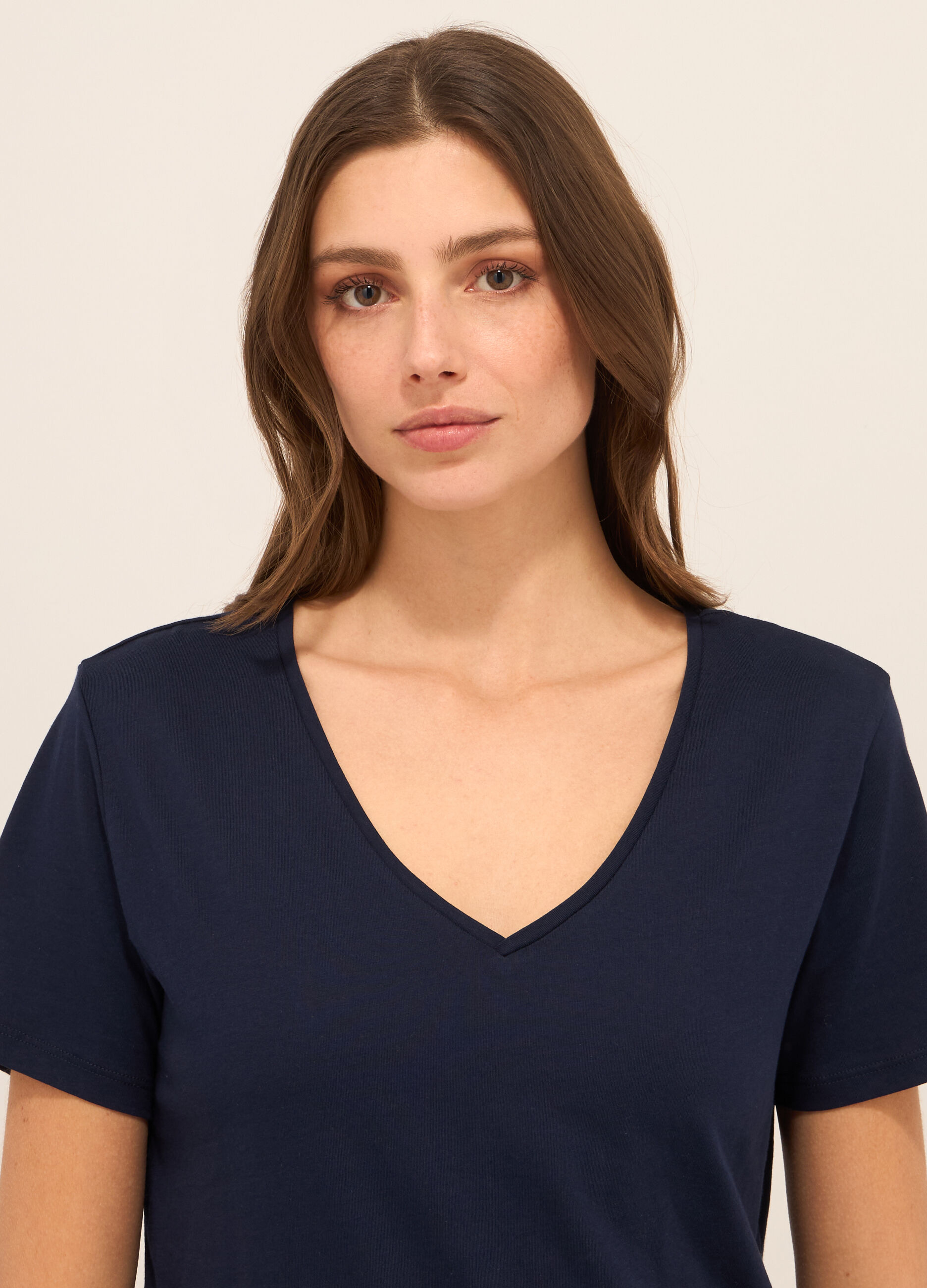 T-shirt in puro cotone donna_2