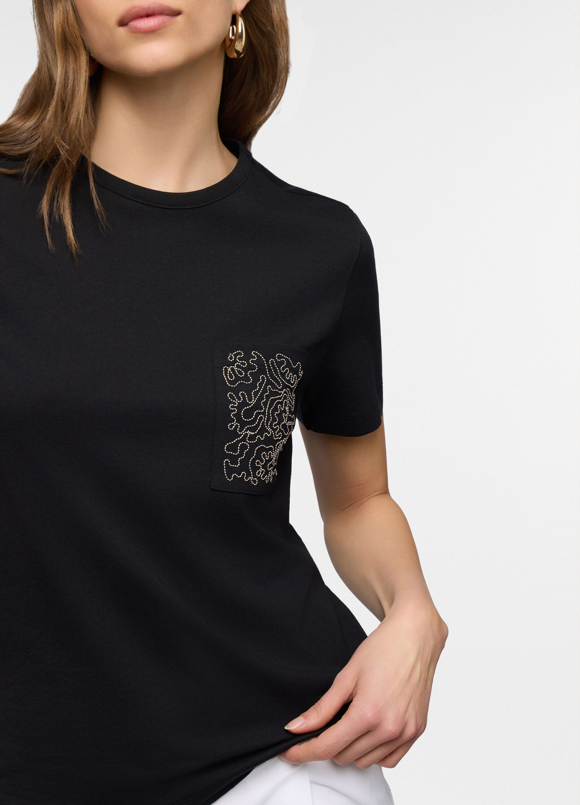 T-shirt girocollo donna_2