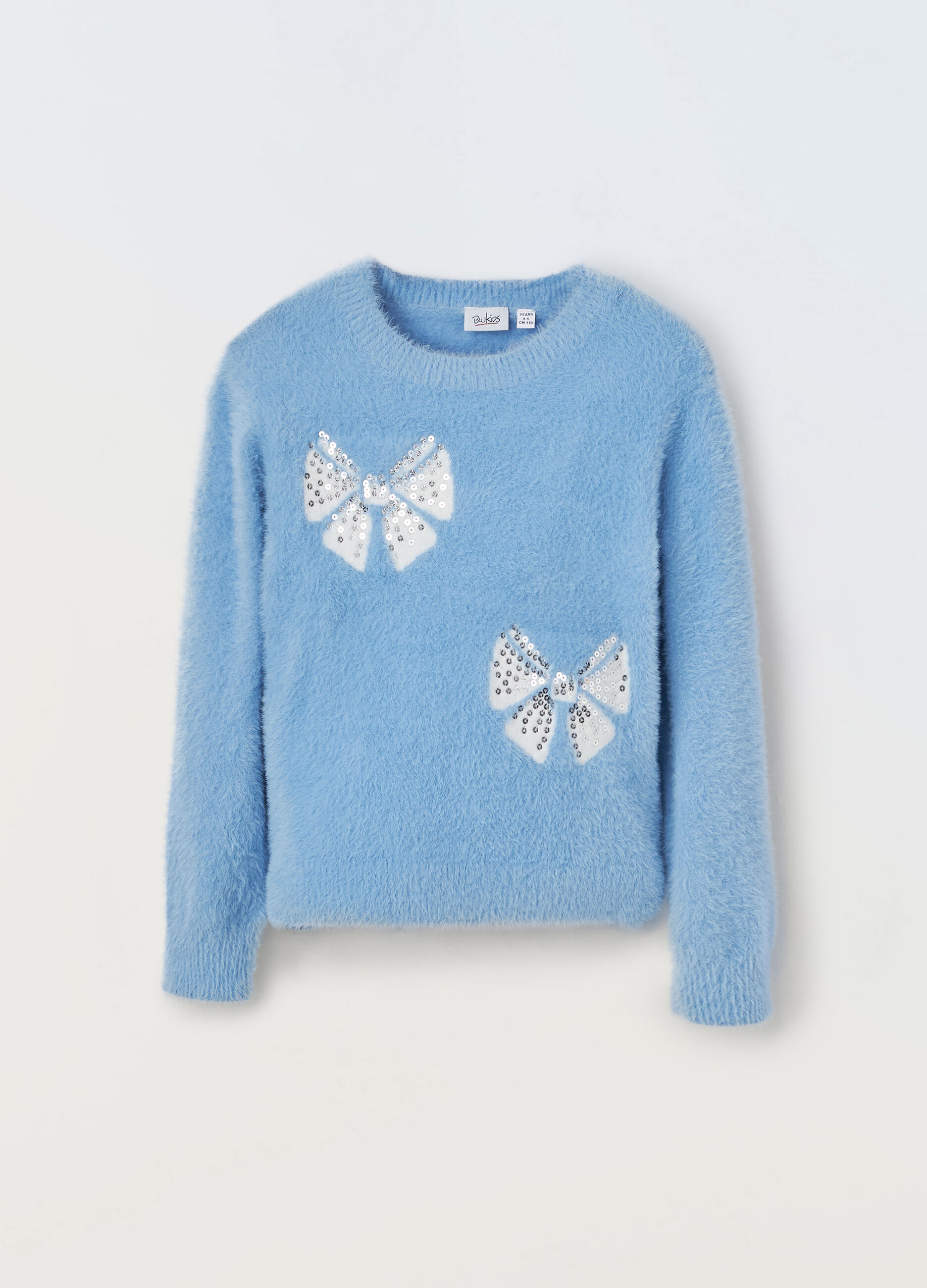 Tricot effetto pelliccia bambina_0