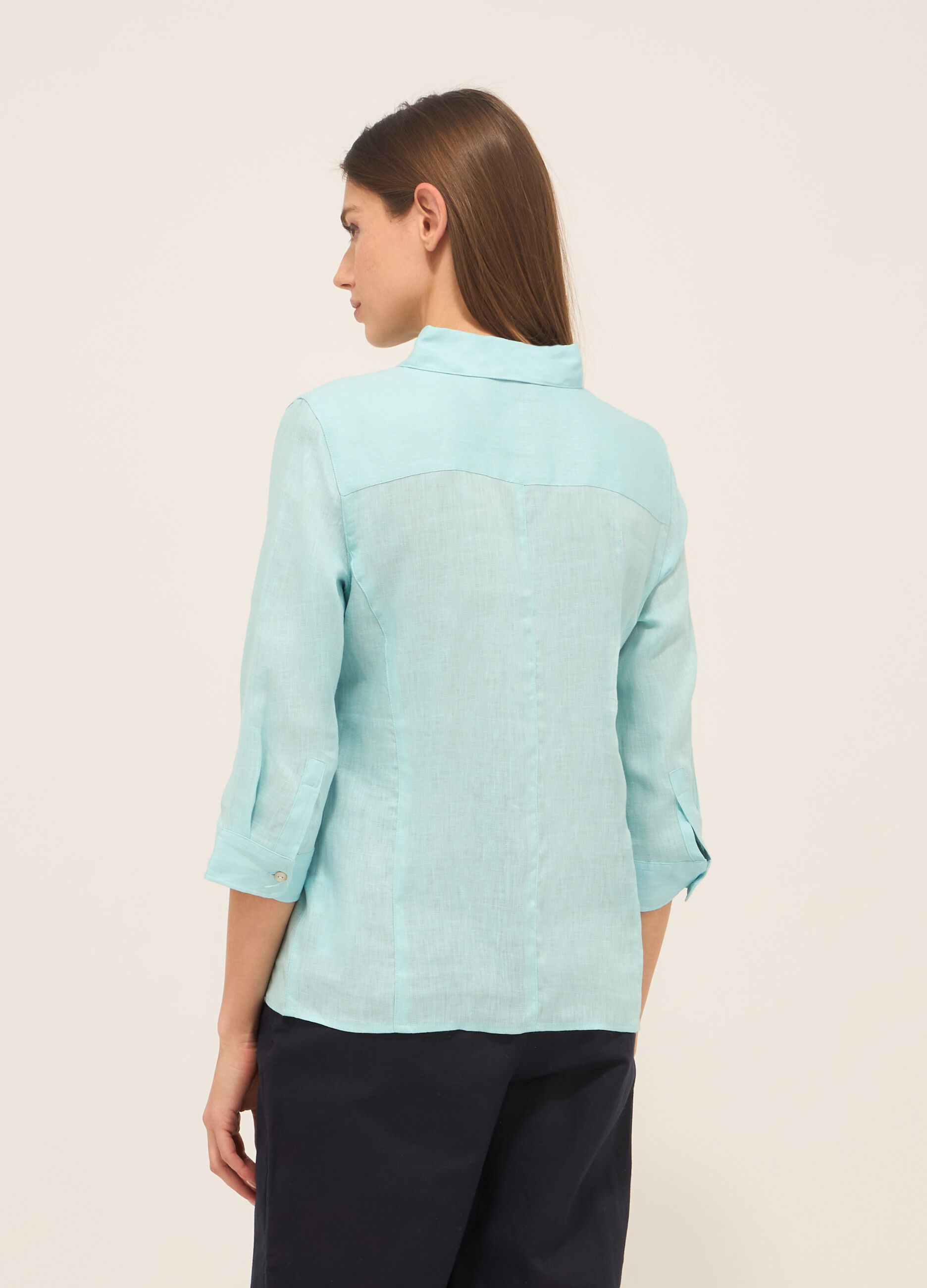 Camicia in puro lino donna_1