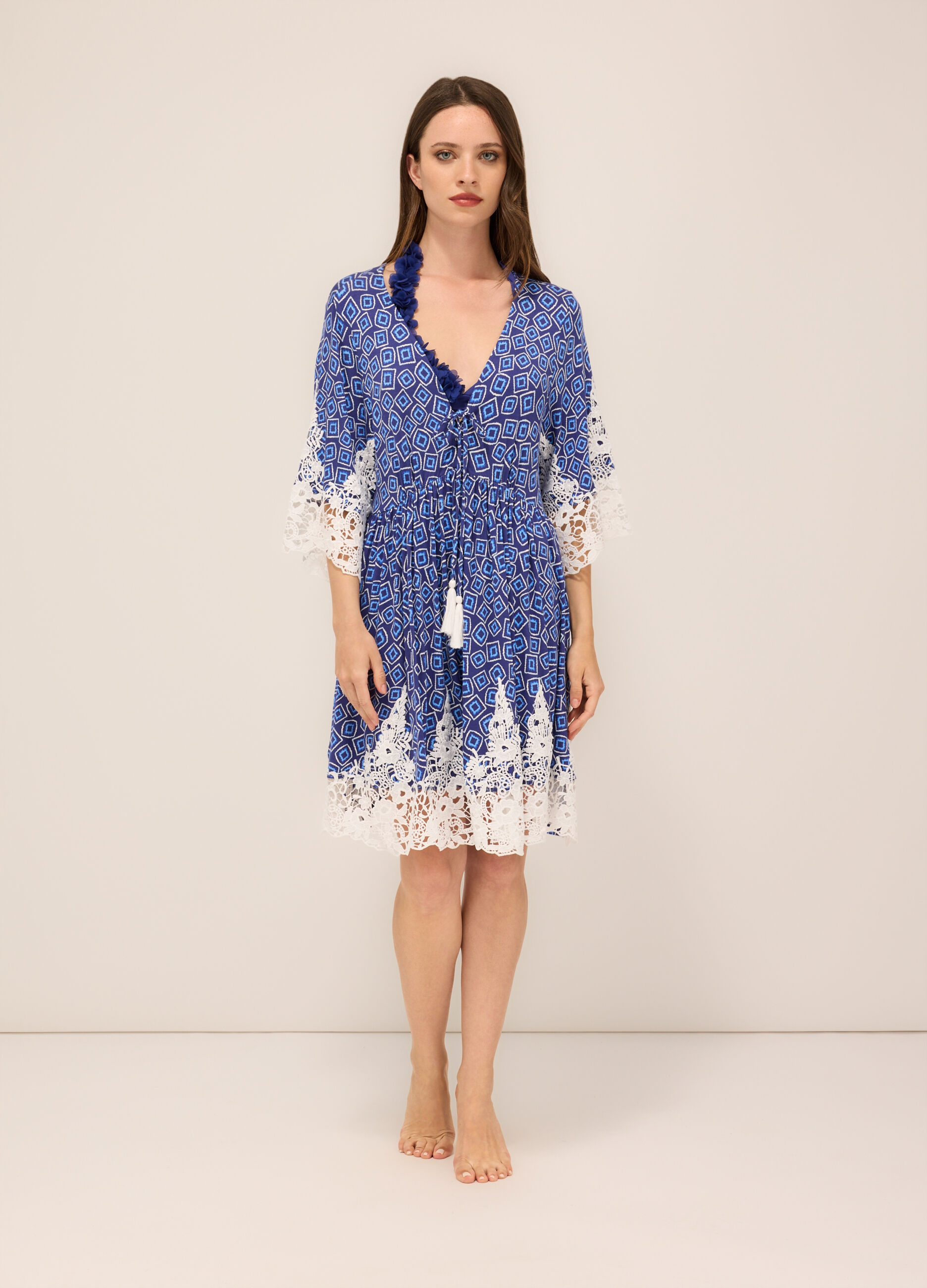 Copricostume in jersey di viscosa stretch donna_0