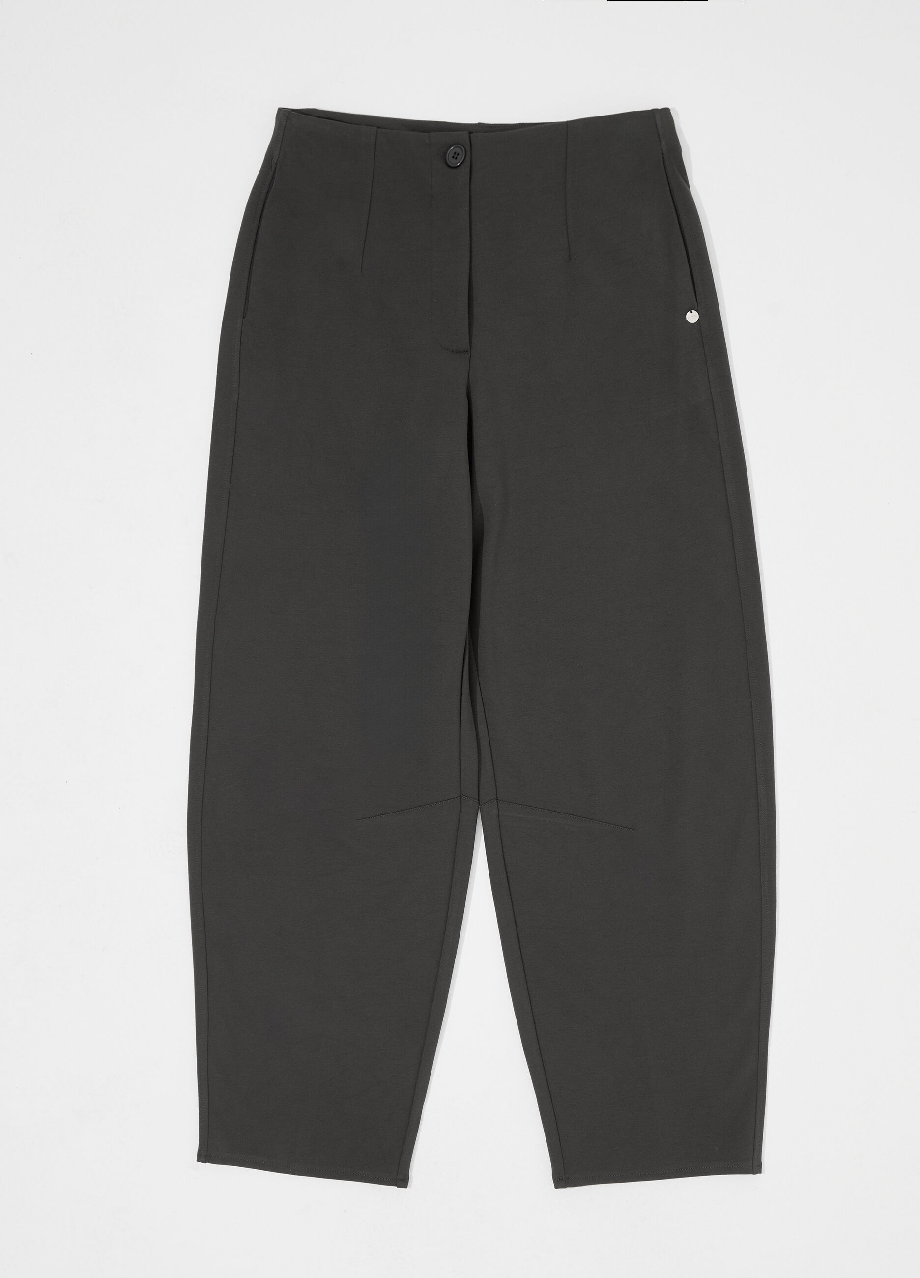 Pantalone balloon in punto milano donna_4