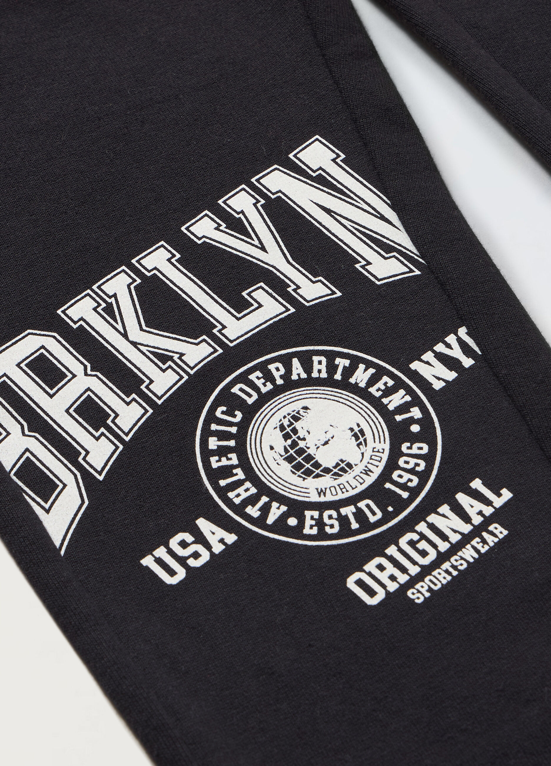 Jogger in cotone fleece ragazzo_1