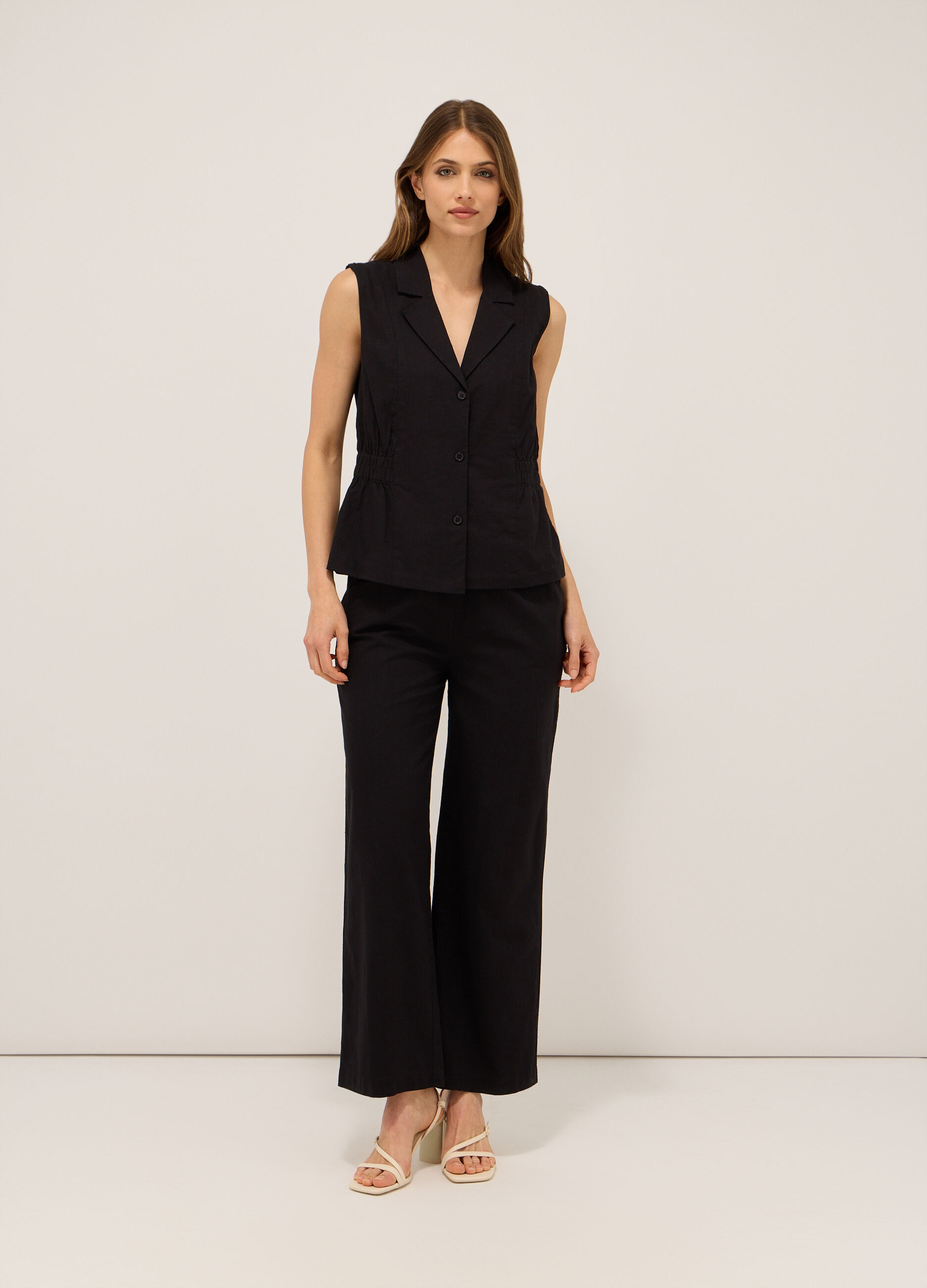 Pantaloni in puro cotone donna_0