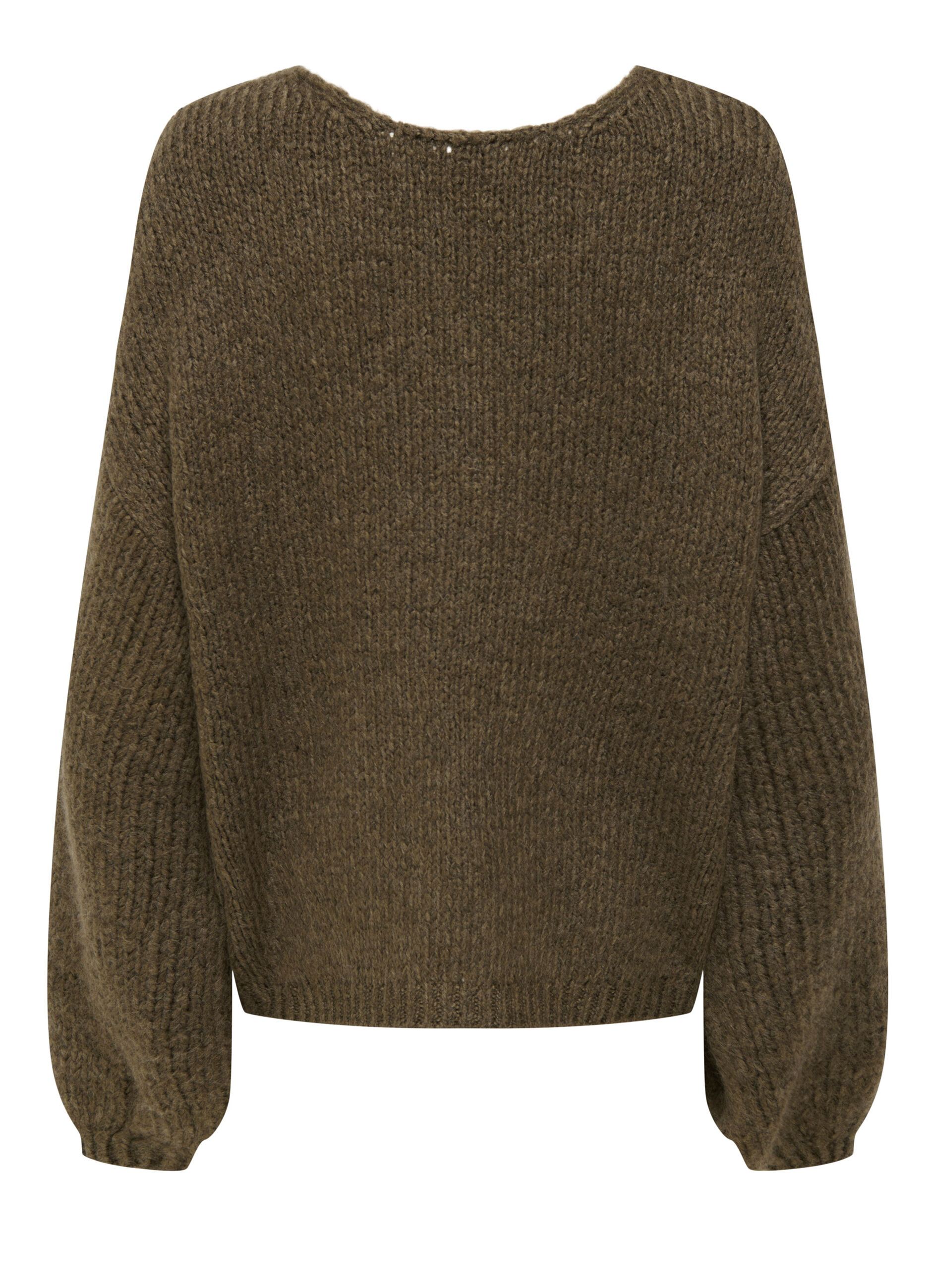 Tricot con scollo a V donna_1