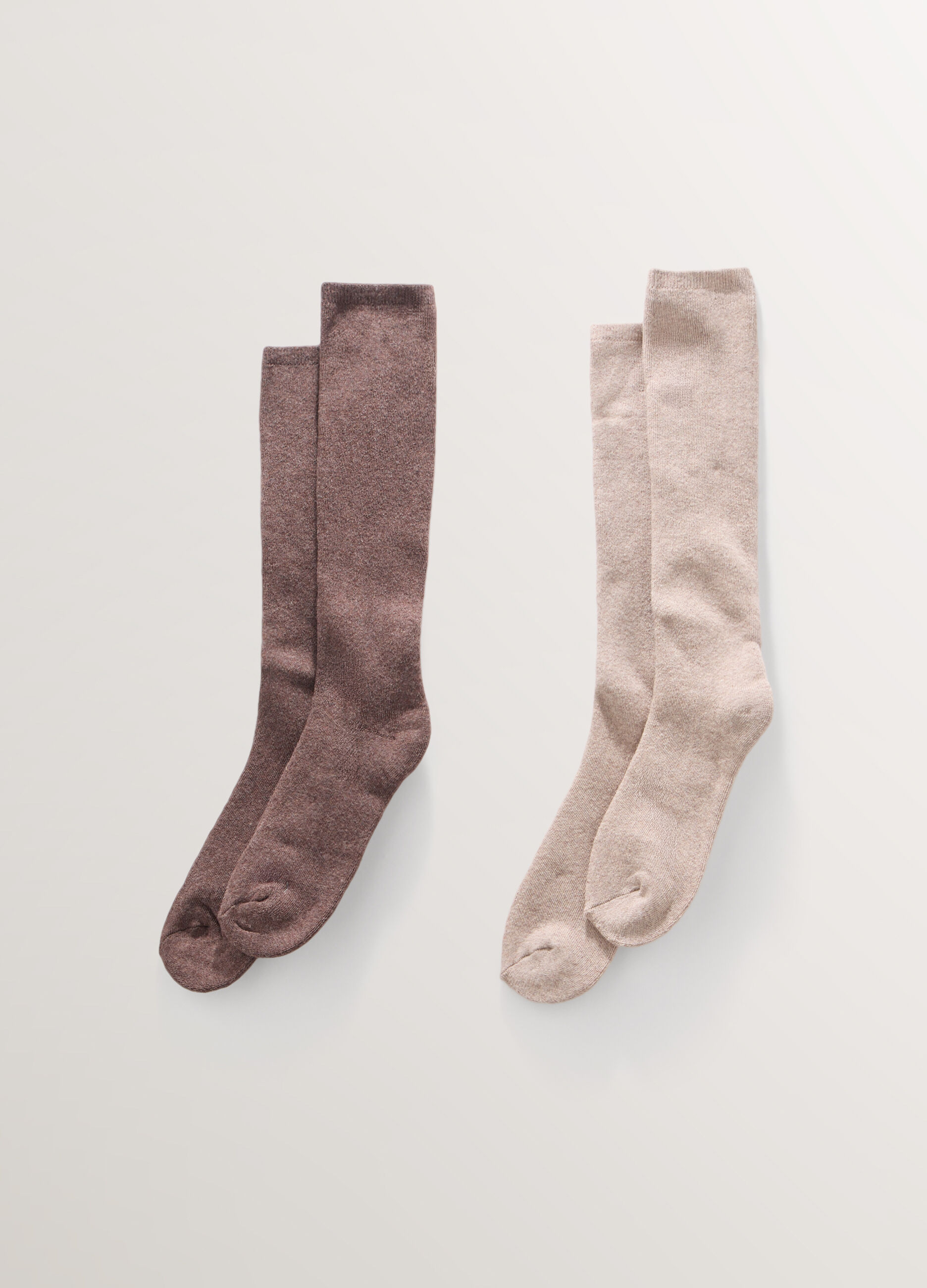 Pack 2 calze lunghe misto cotone stretch donna_0