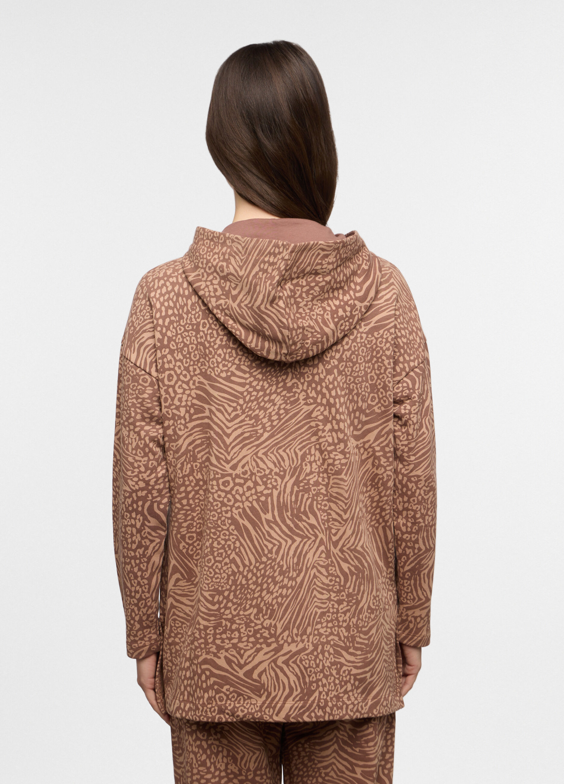 Giacca in french terry di puro cotone donna_1