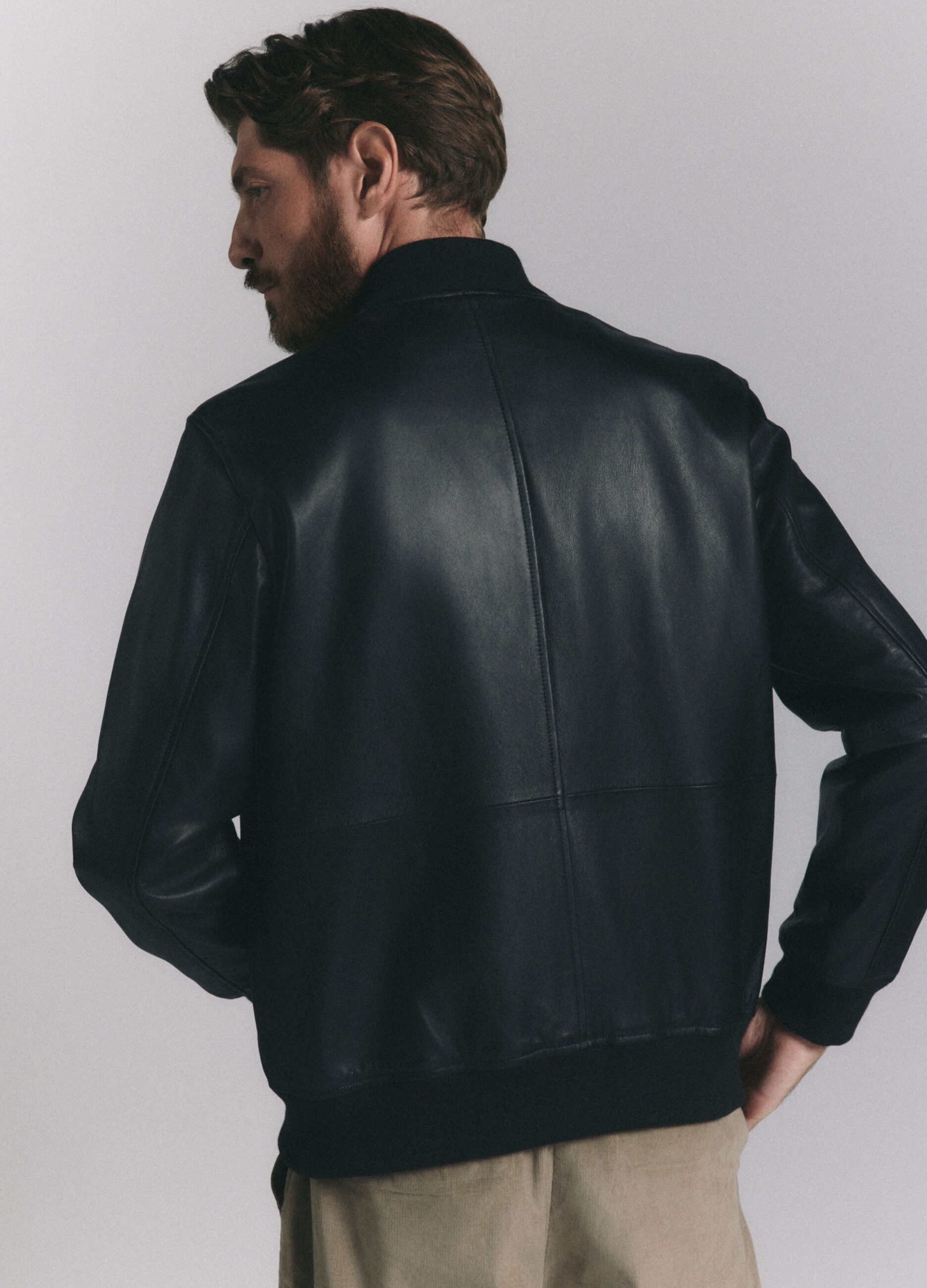 Bomber in vera pelle uomo_2