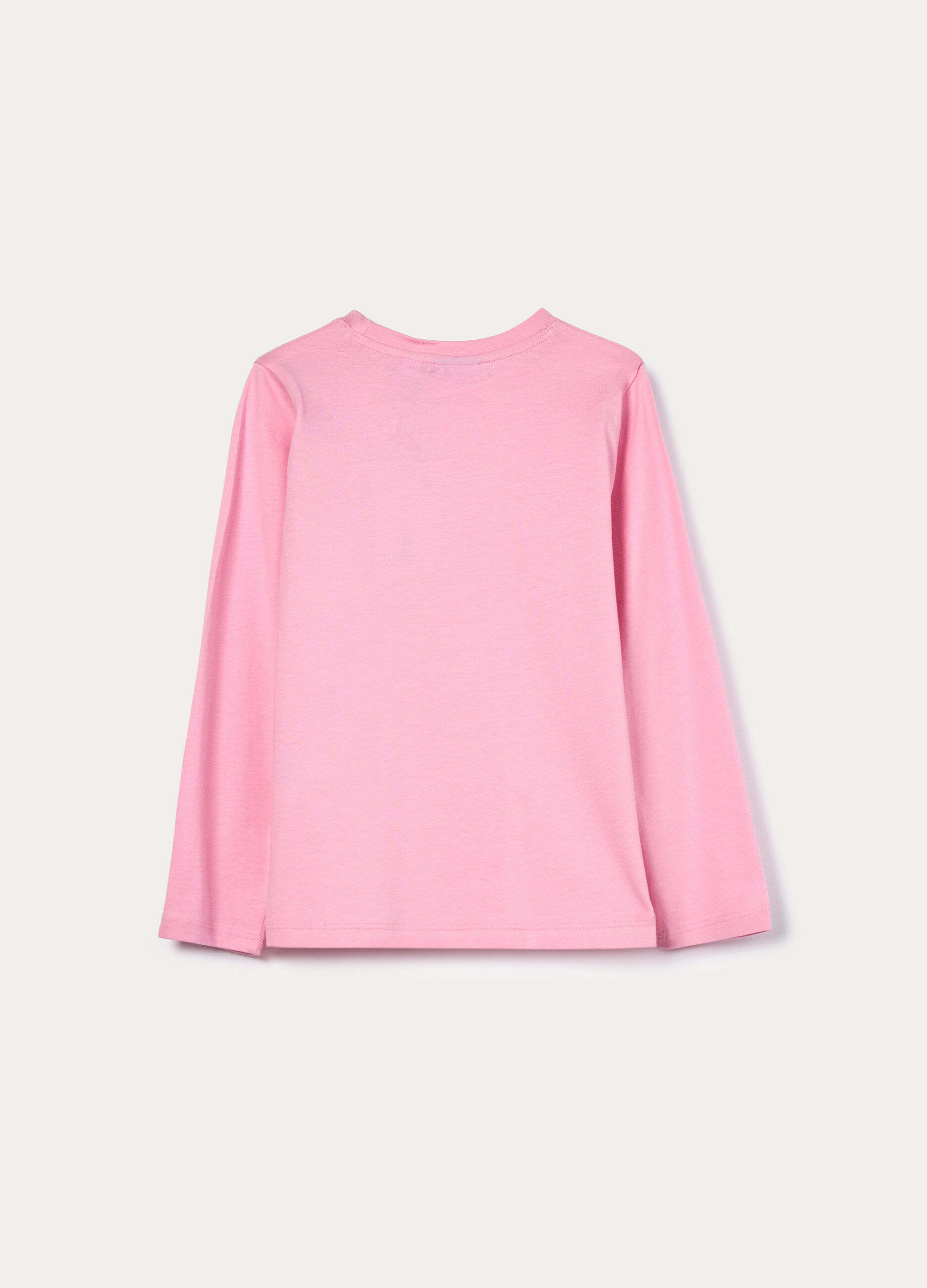 T-shirt in jersey di puro cotone bambina_1