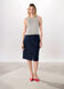 Gonna in denim di puro cotone donna_0