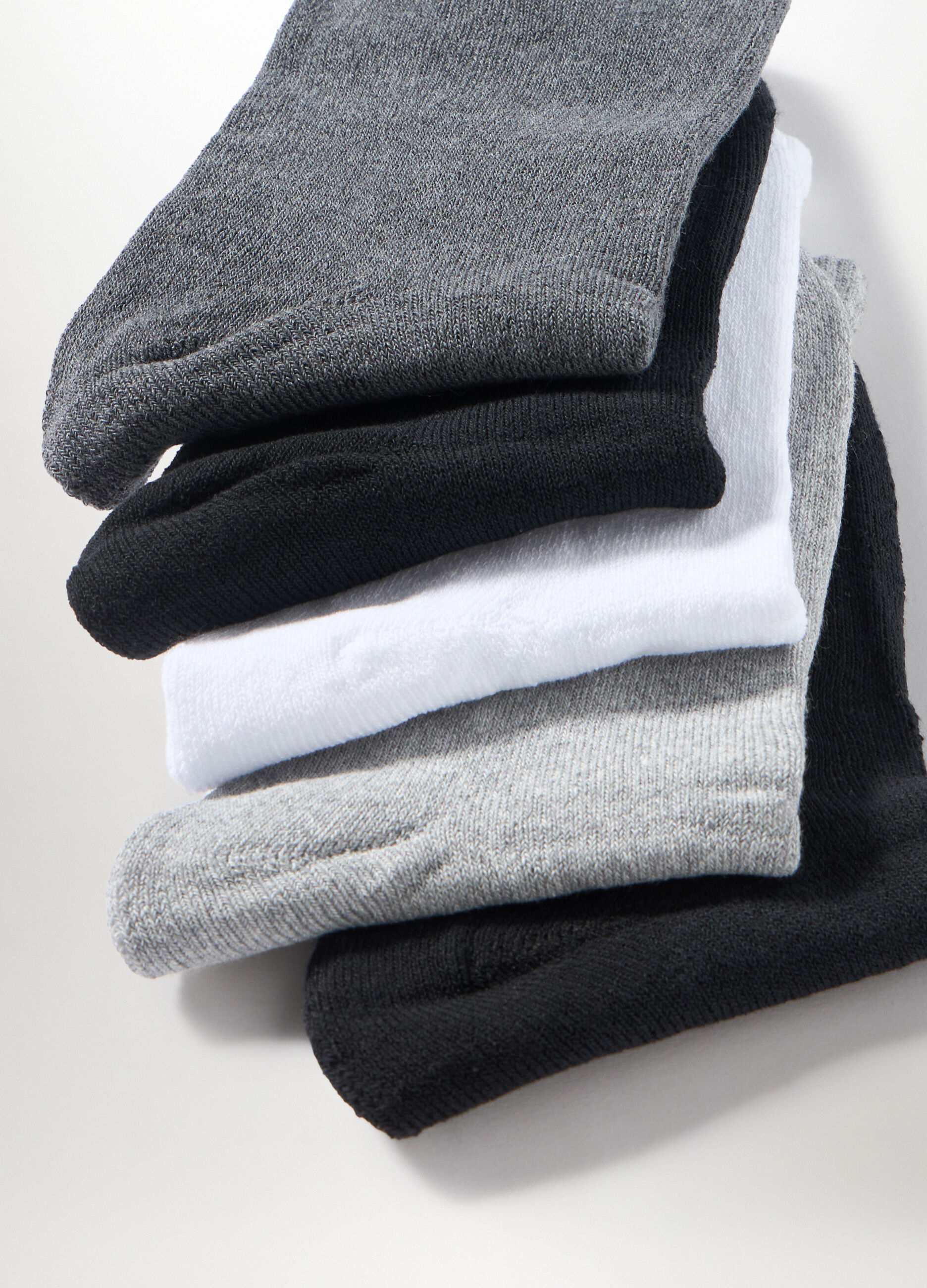 5 pack calze corte in misto cotone uomo_1