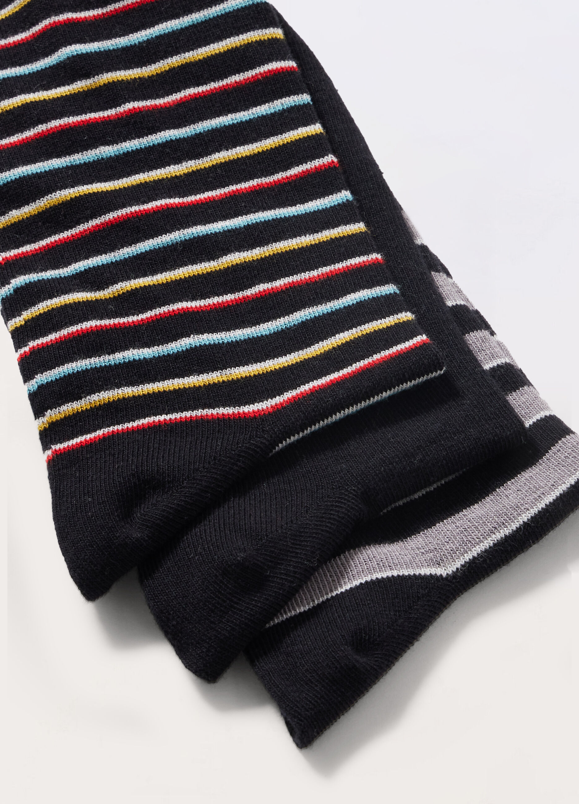 3 pack calze corte in cotone stretch a fantasia uomo_1